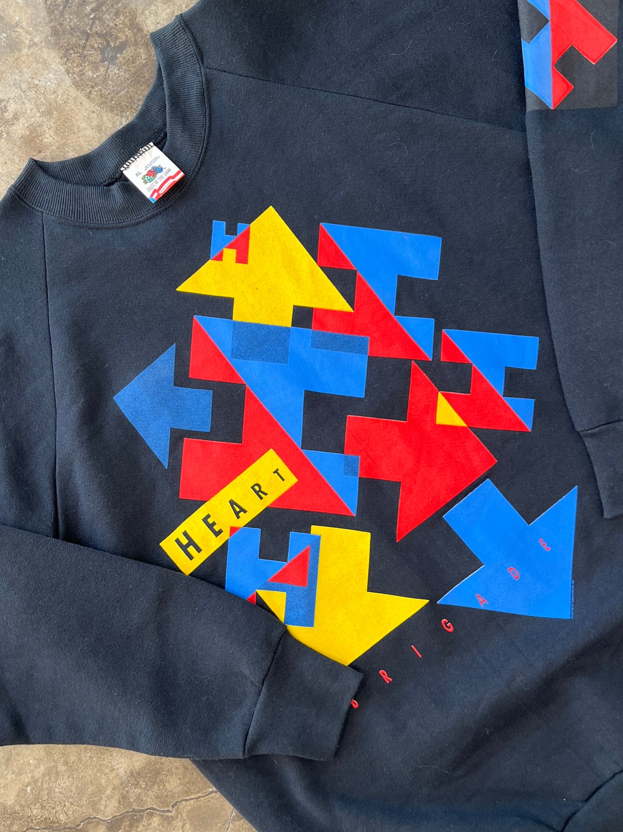 1990 Heart Brigade Sweatshirt Crewneck MiUSA