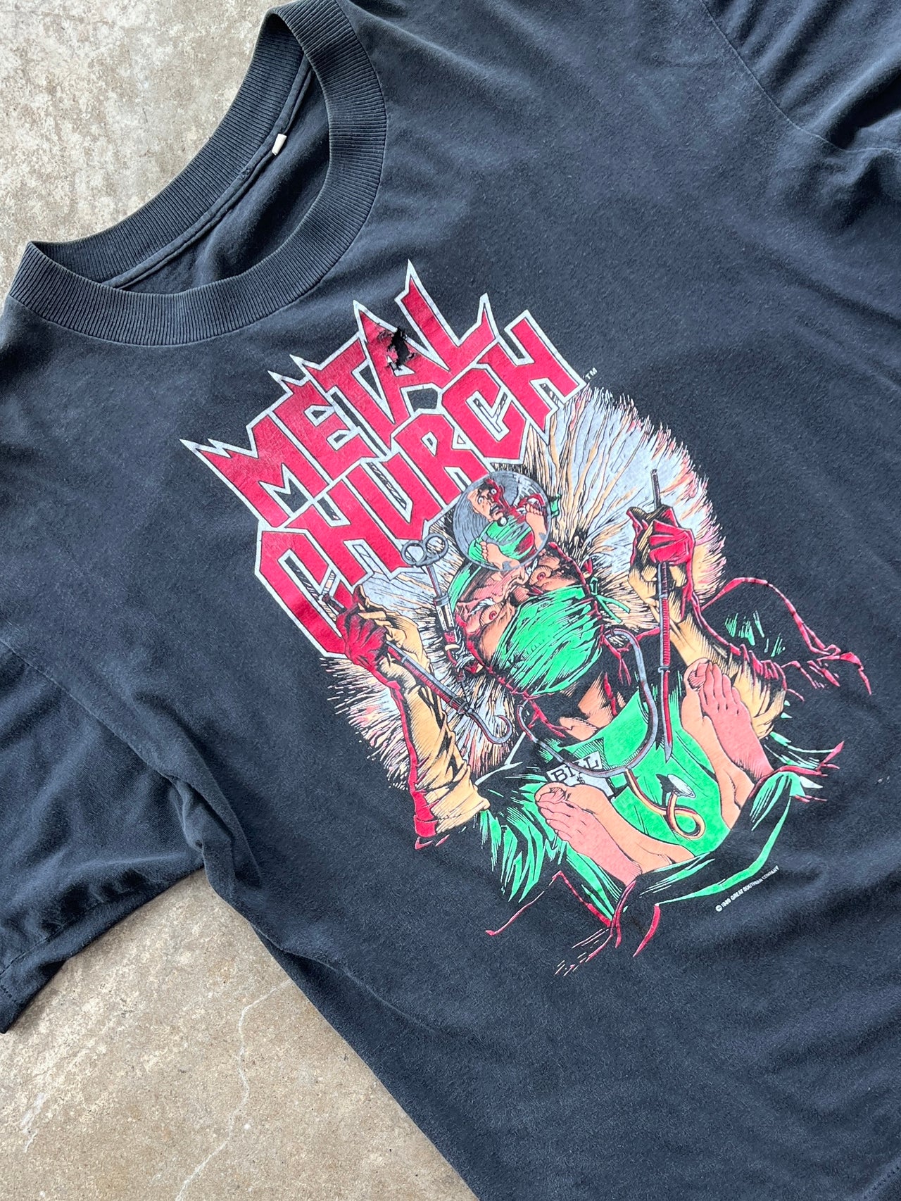 1989 Metal Church Fake Healer Tee