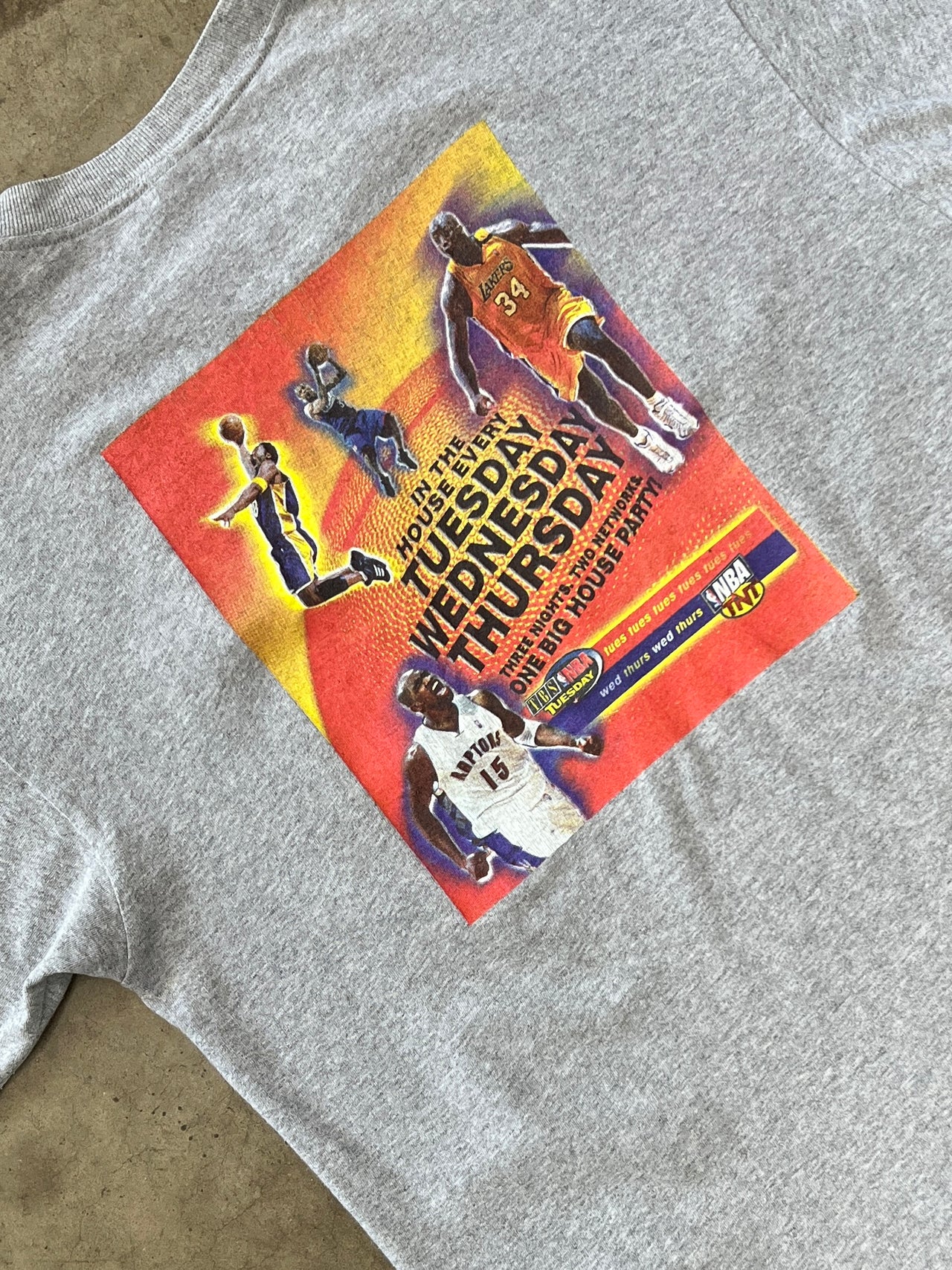 NBA TNT Basketball Kobe Shaq Tee