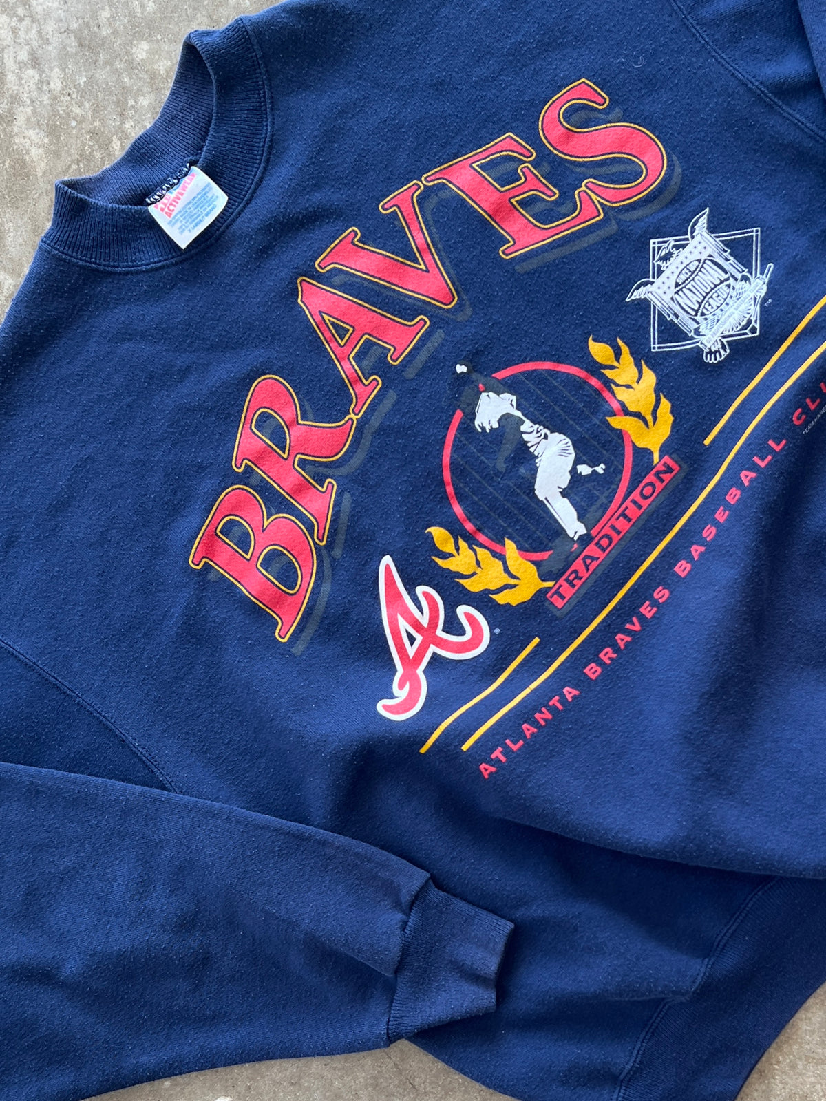 1994 MLB Atlanta Braves Baseball Club Crewneck