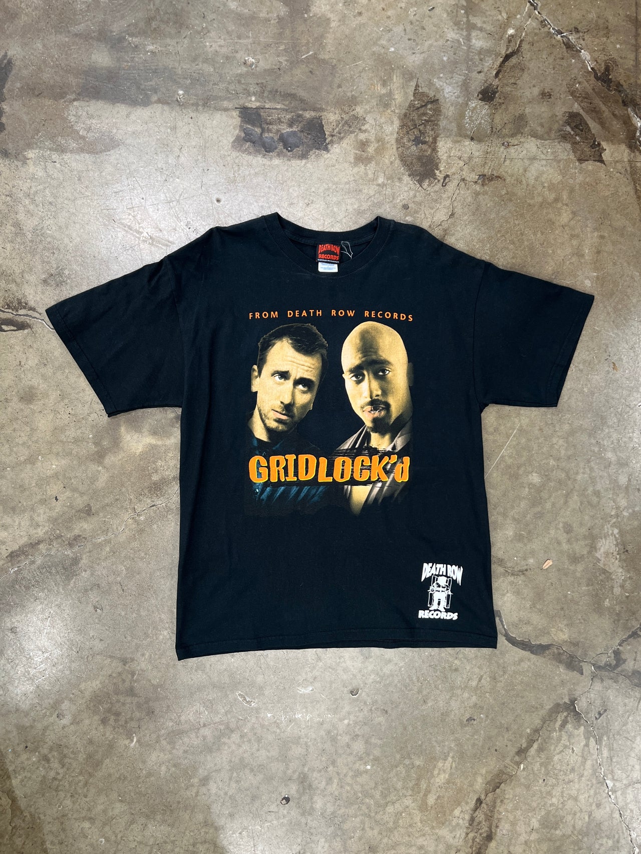 2005 Death Row Records Gridlock'd Tupac Tim Roth Tee