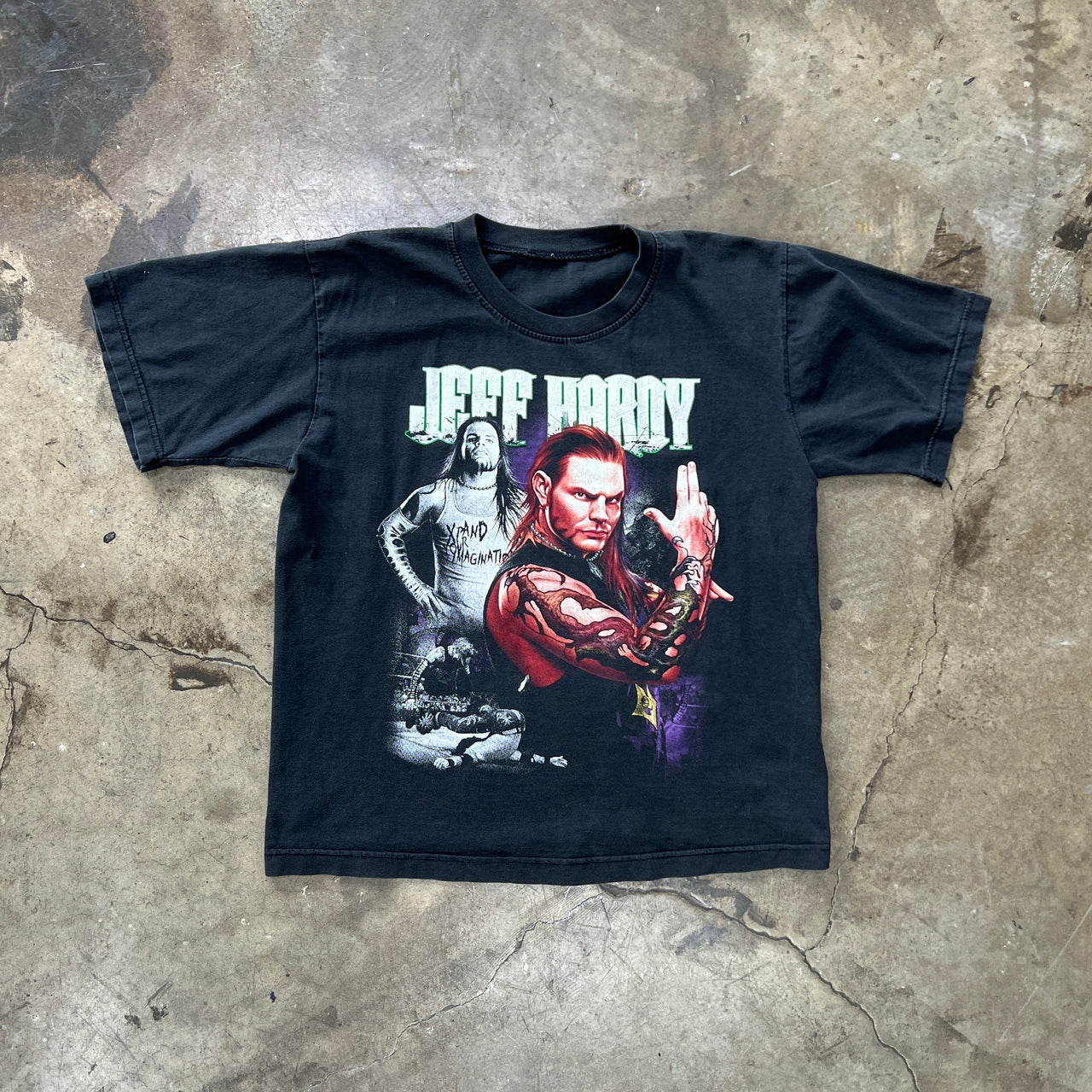 Jeff Hardy Wrestling Portrait Tee
