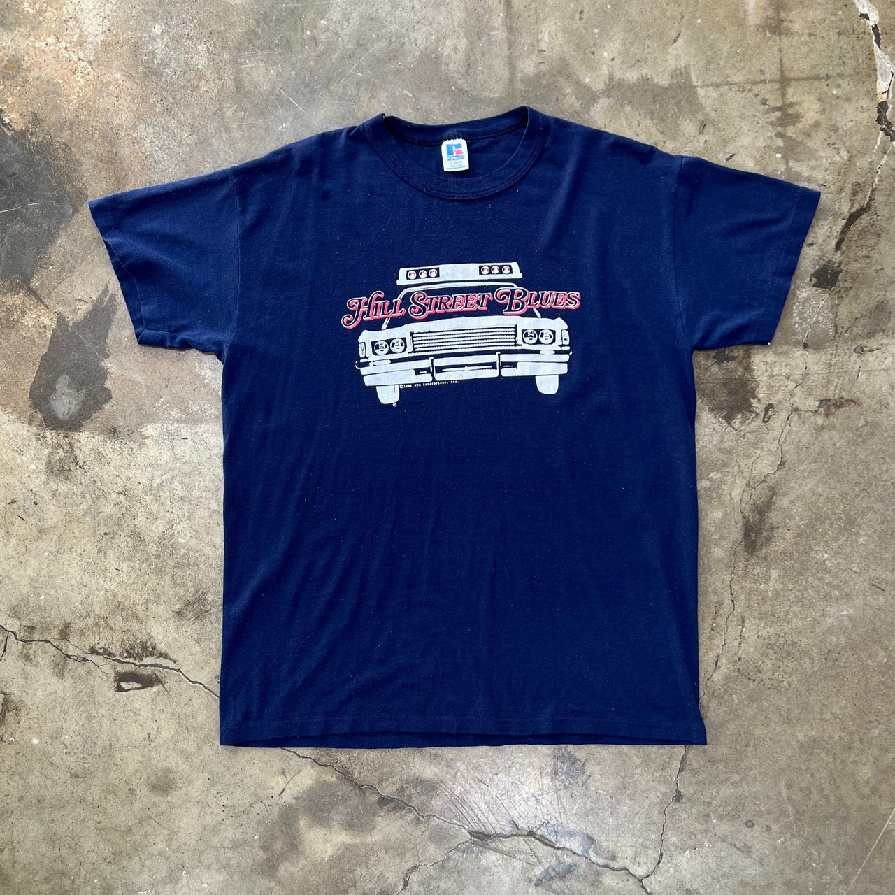 1981 Hill Street Blues 80s Single Stitch Russell Athletic Tee
