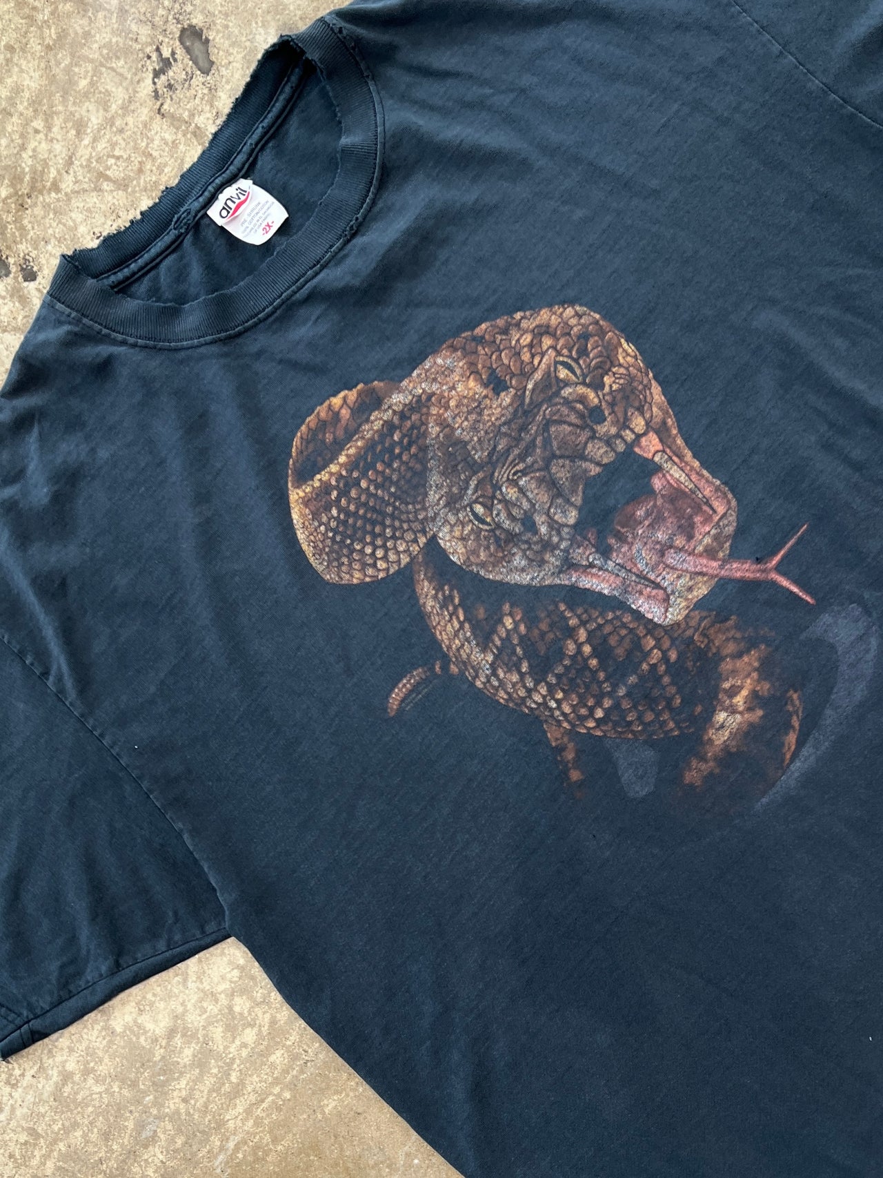 Rattlesnake Breakthrough Distressed Vintage Tee