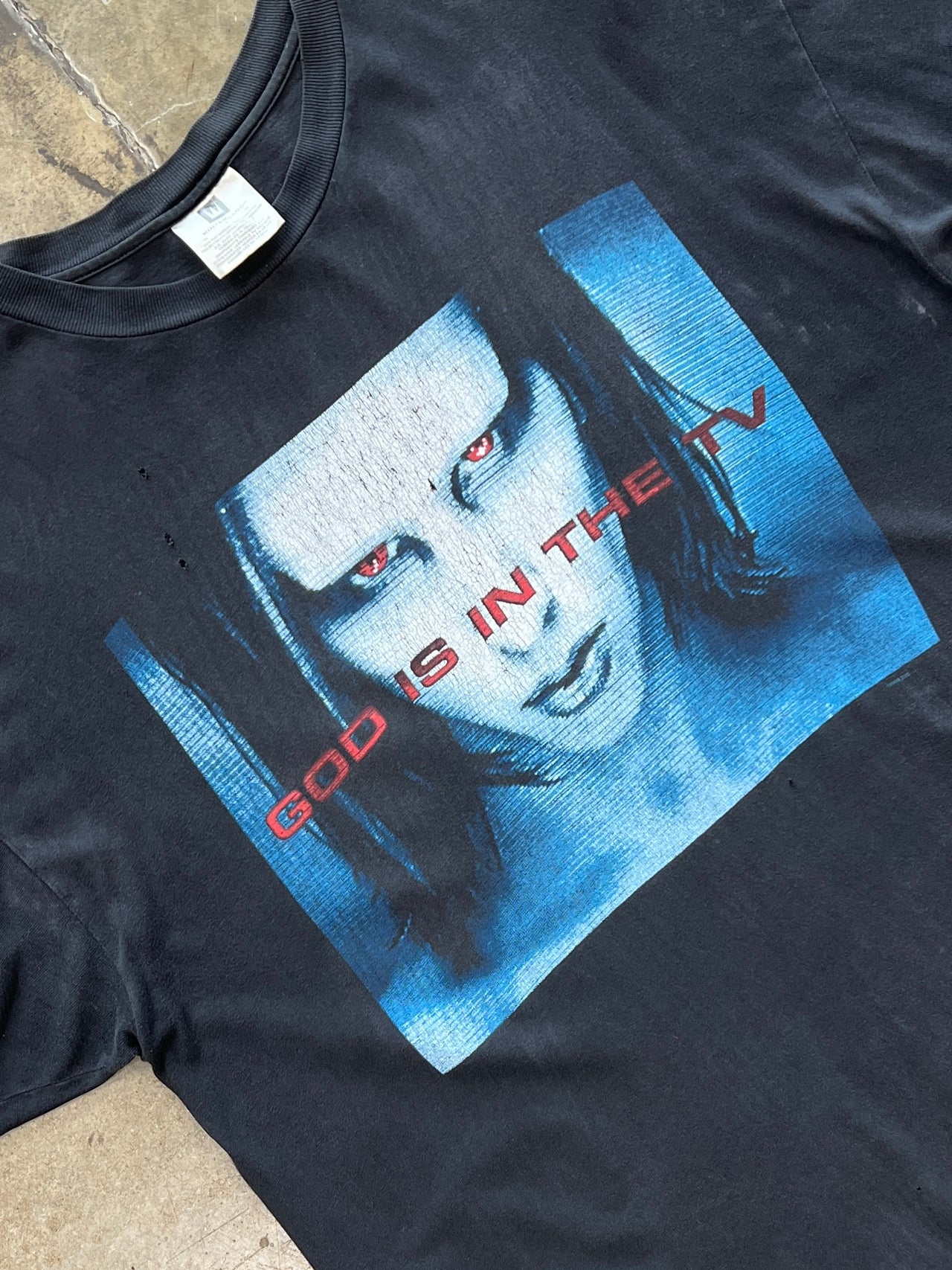 1998 Marilyn Manson God is in the TV Winterland Band Tee