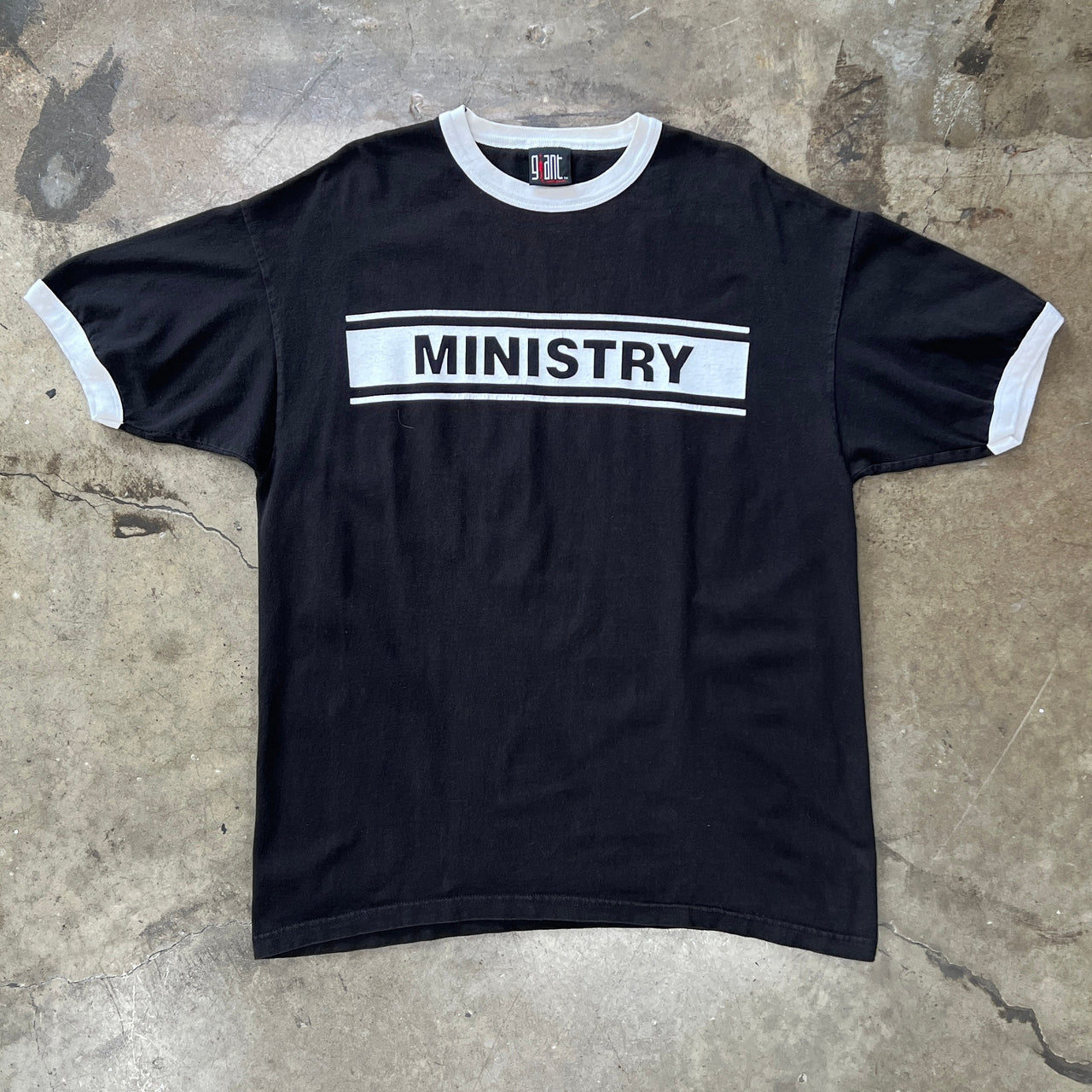 90s Ministry Dark Side of the Spoon Ringer Tee