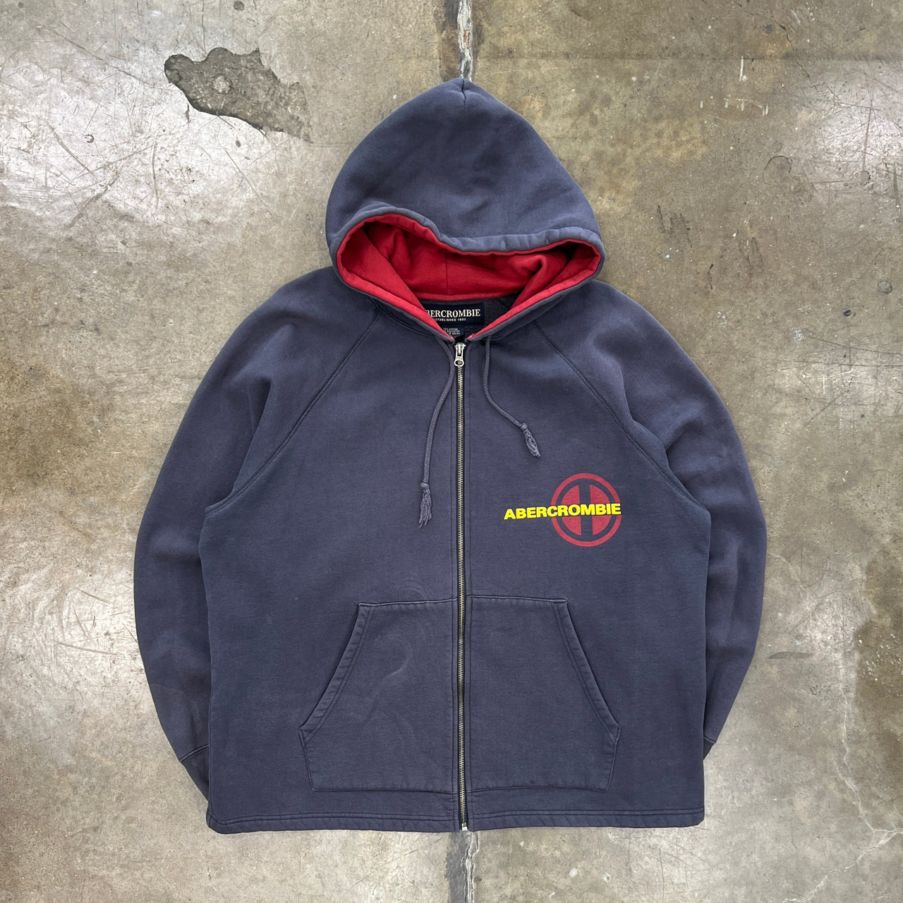 Y2K Abercrombie Full Zip Hoodie