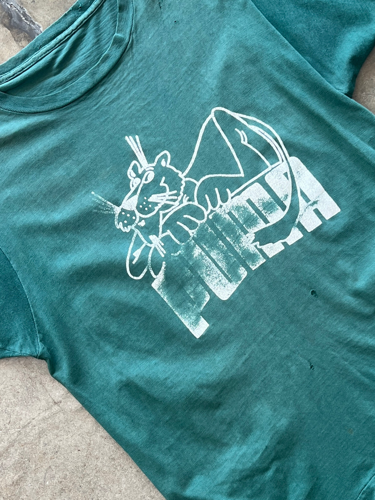 70s Puma Cat Logo Single Stitch Tee