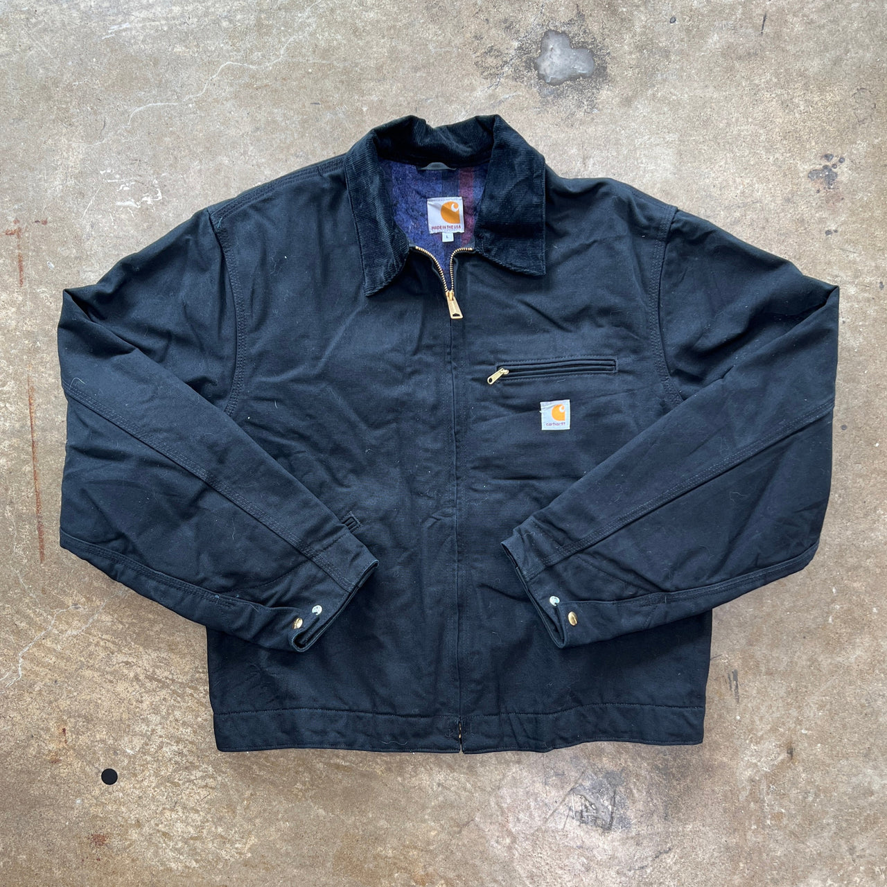90s Carhartt J001 MiUSA Work Jacket Large