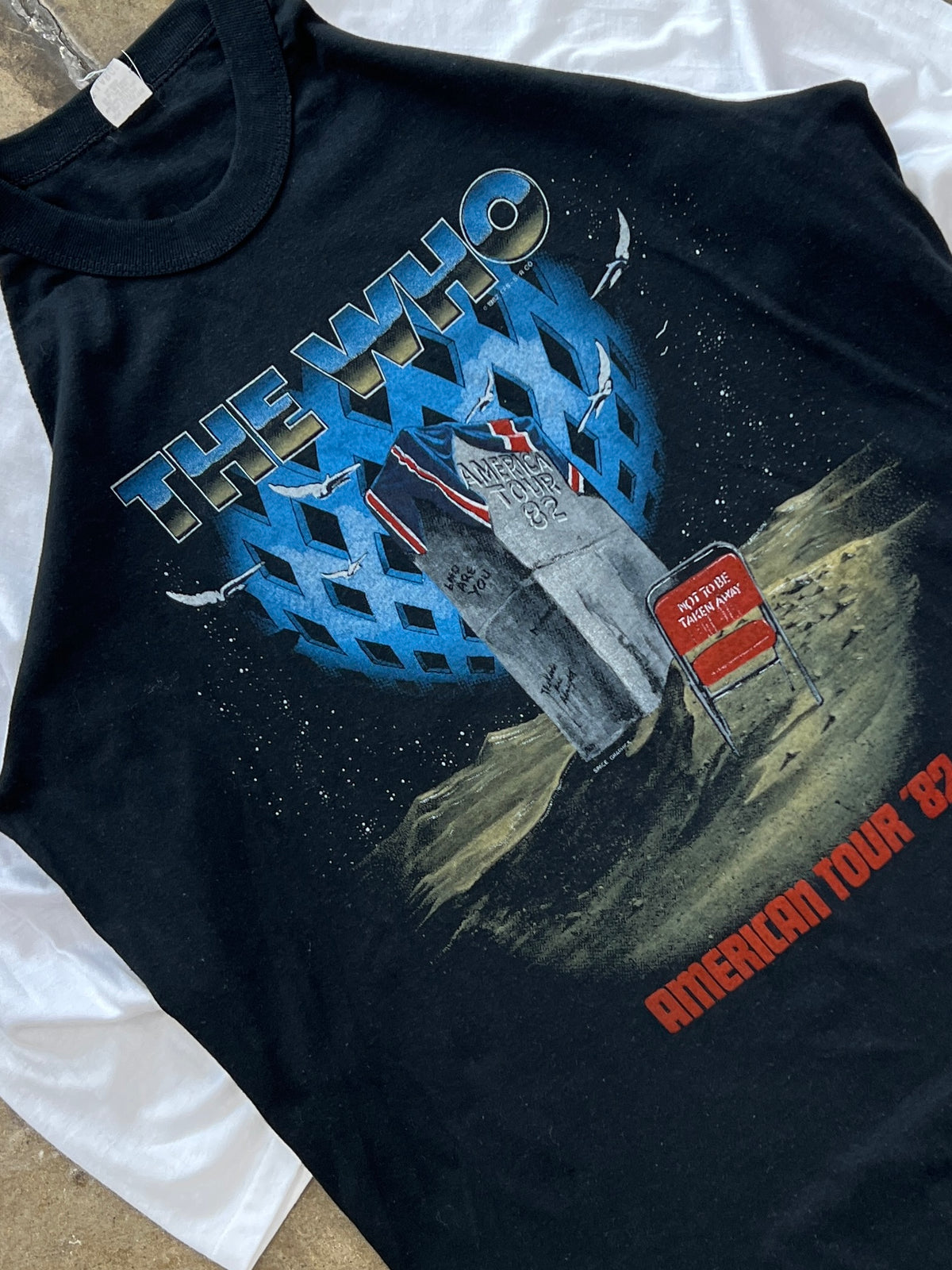 1982 The Who American Tour Band Raglan Tee