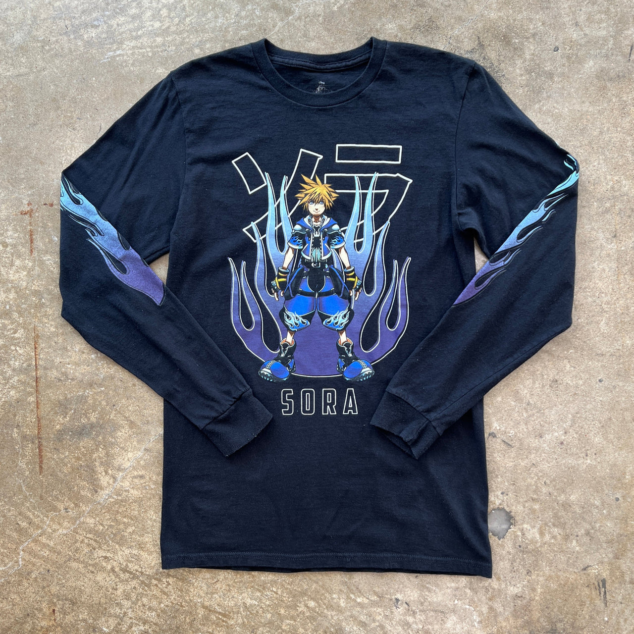 Y2K Kingdom Hearts Sora Long Sleeve Tee