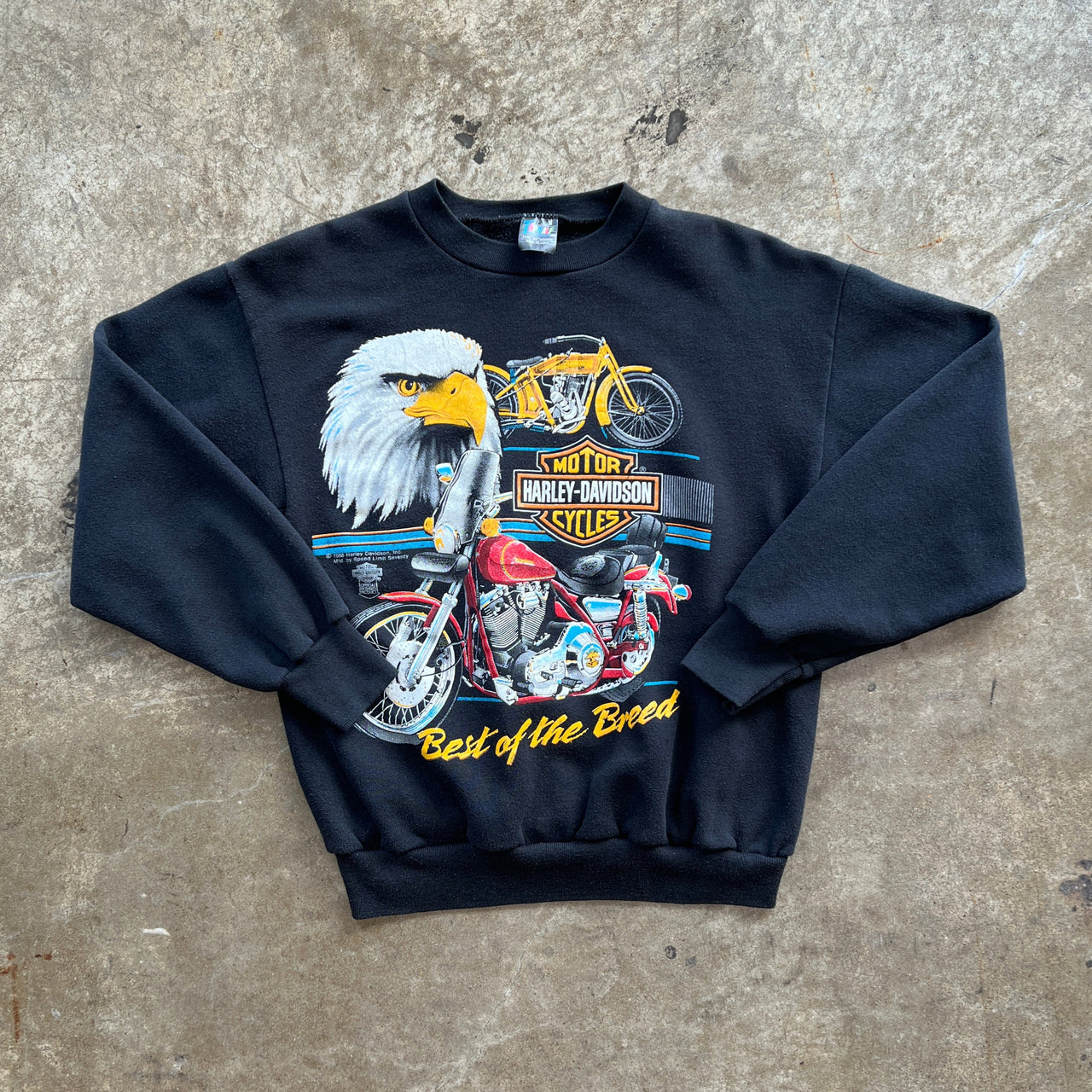 1988 Harley Davidson Best of the Breed Motorcycle Crewneck