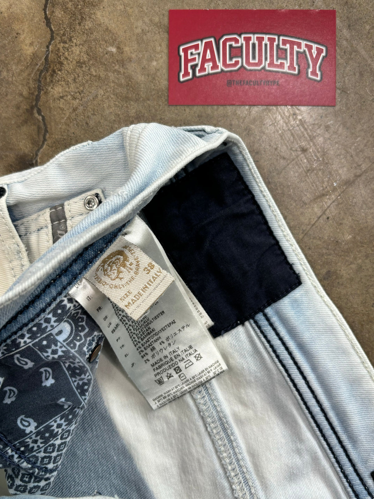 Diesel DNA Distress Denim