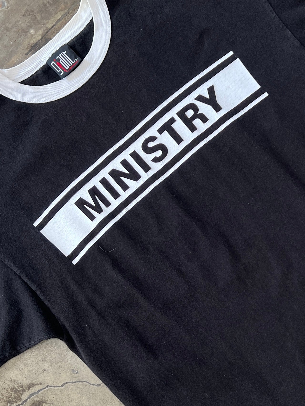 90s Ministry Dark Side of the Spoon Ringer Tee