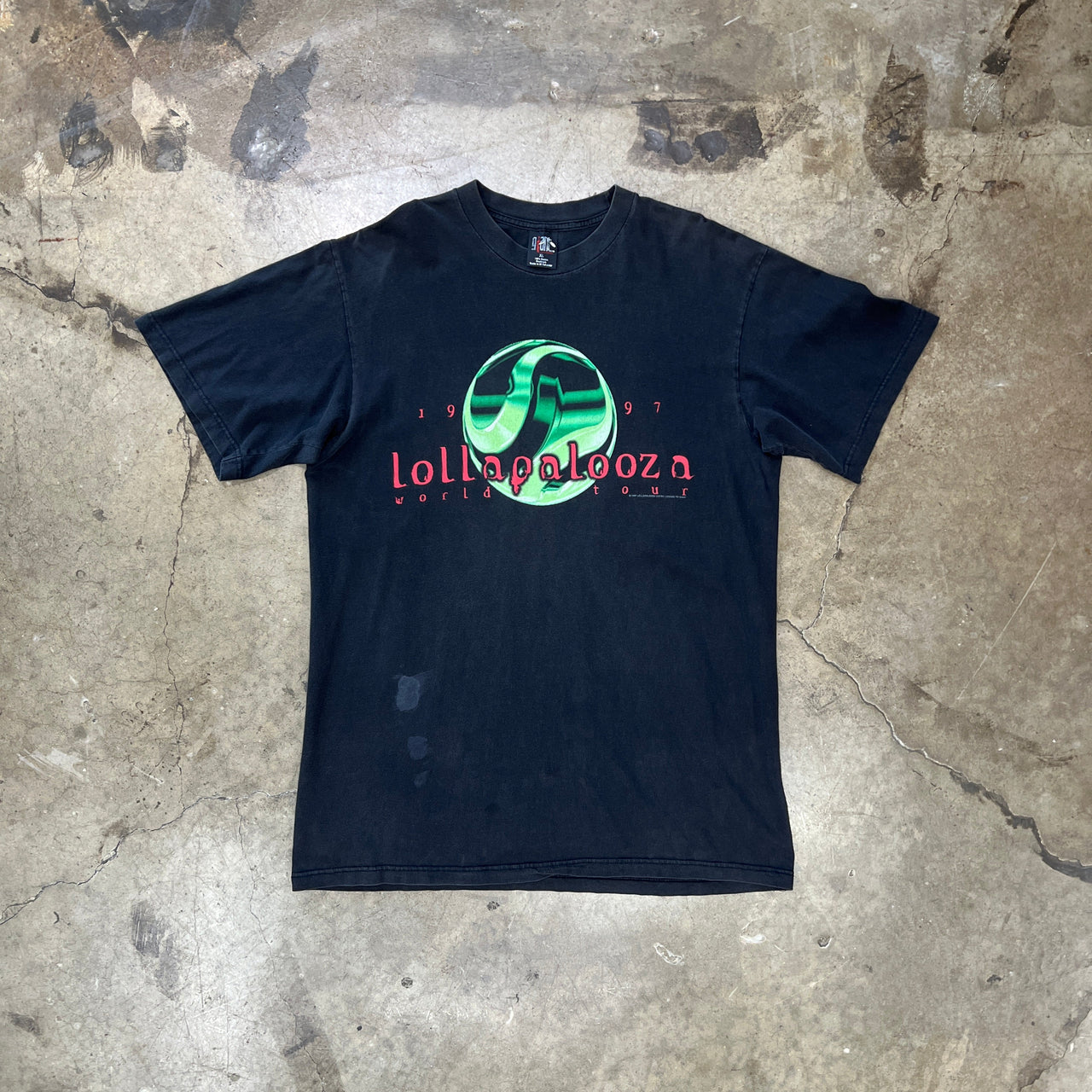 1997 Lollapalooza Korn Orbital Tour Giant Tee