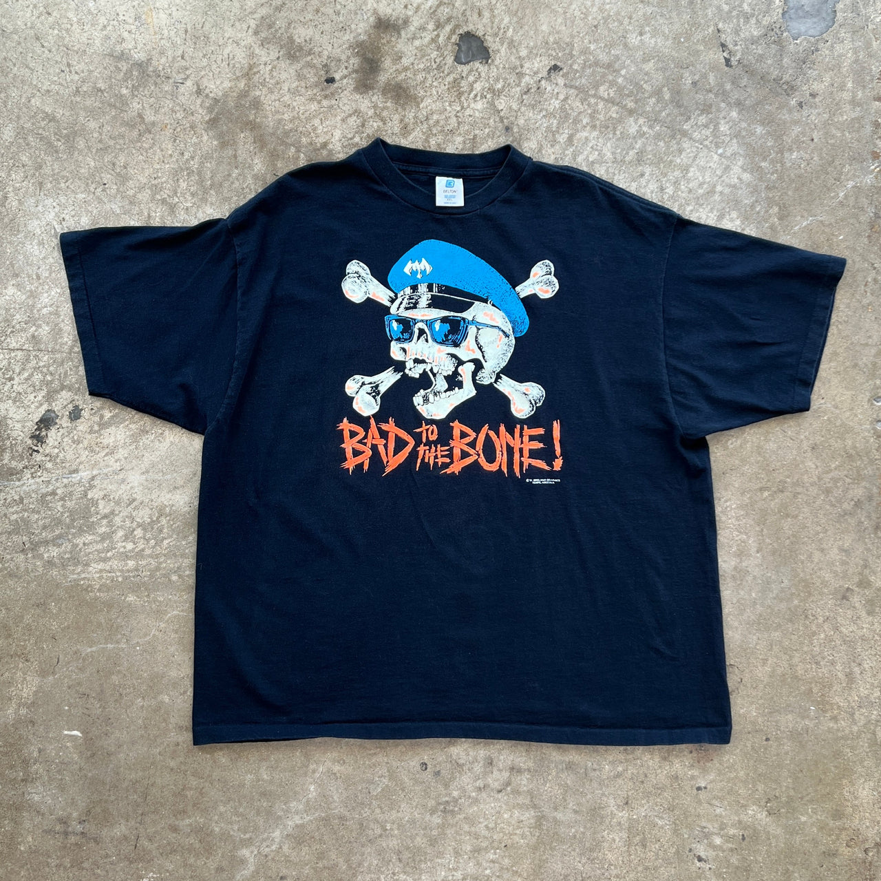 1991 Bad to the Bone Skull Single Stitch Tee