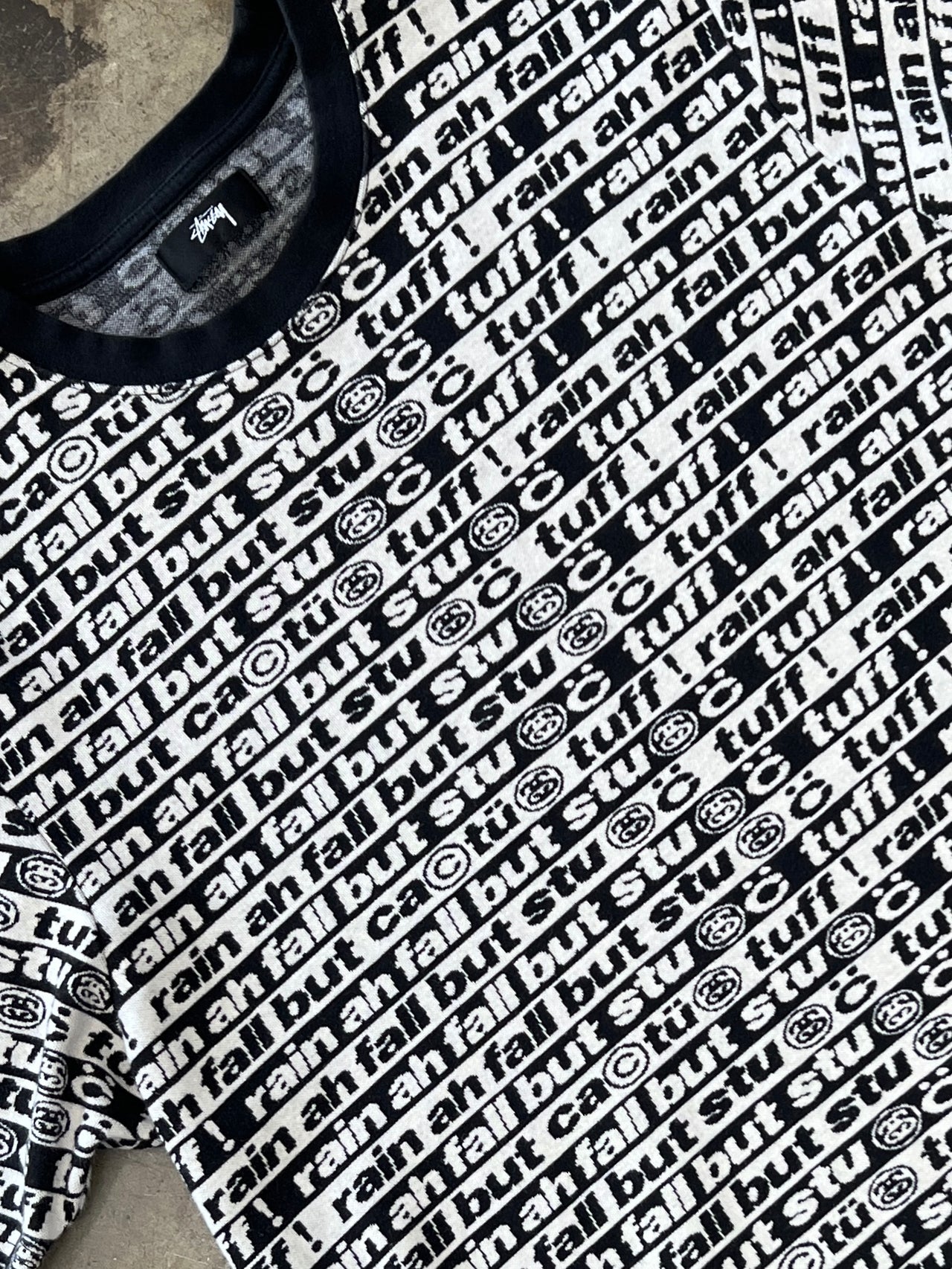 Stussy x Cactus Plant Flea Market Jacquard Rain Ah Fall Tee
