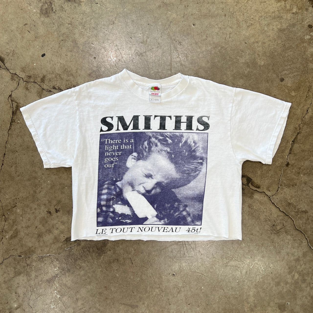 The Smiths Le Tout Nouveau 45! Cropped Band Tee