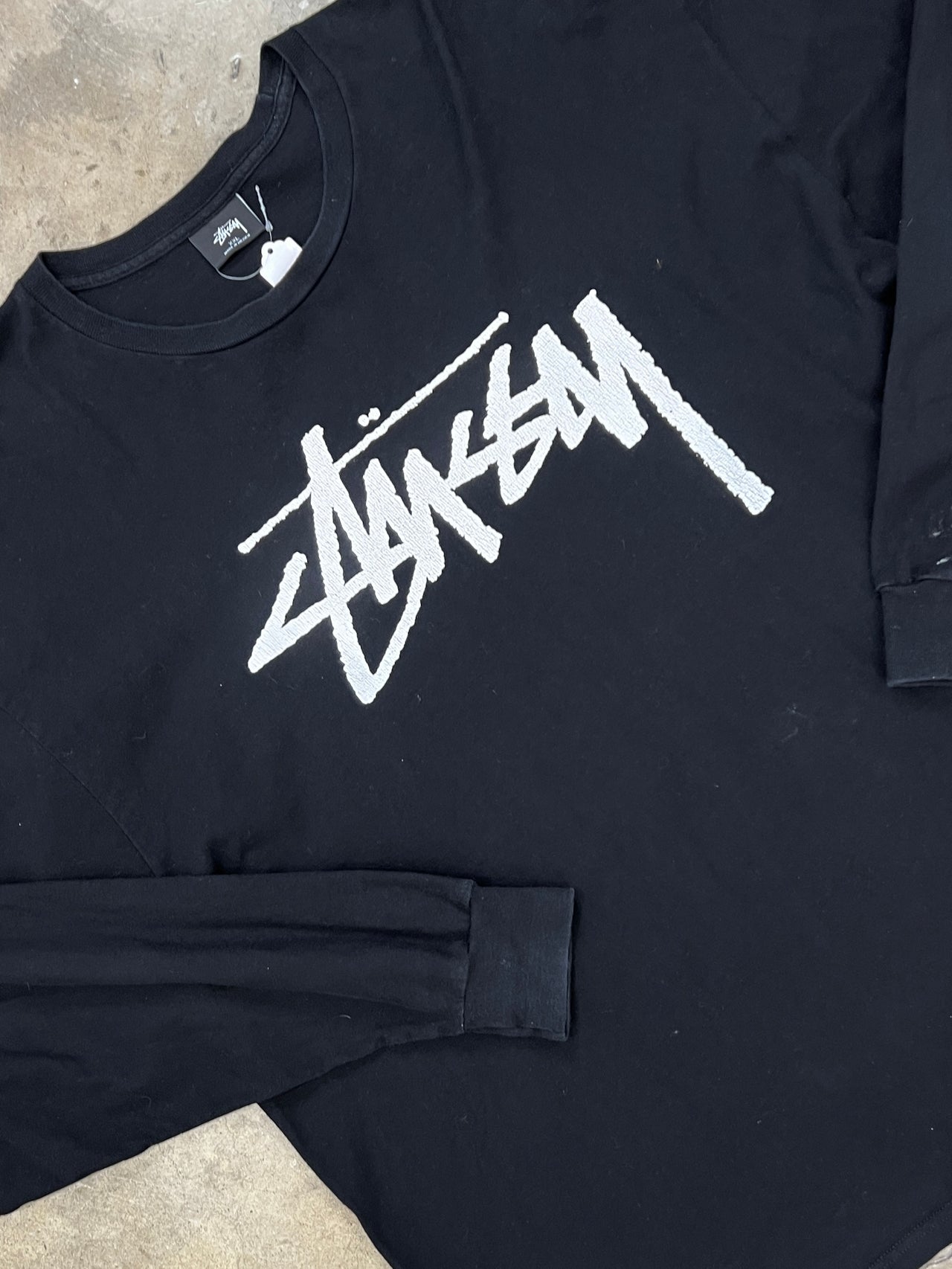 Stussy Brand Logo Long Sleeve Tee