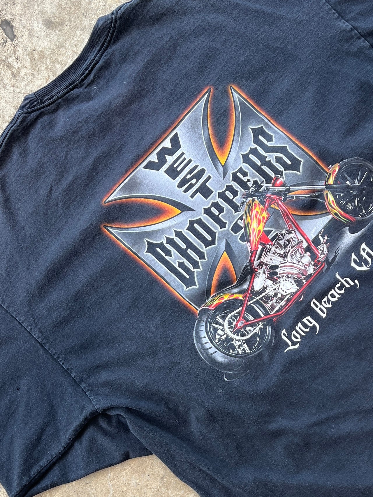 West Coast Motorcycle Long Beach Long Sleeve Tee