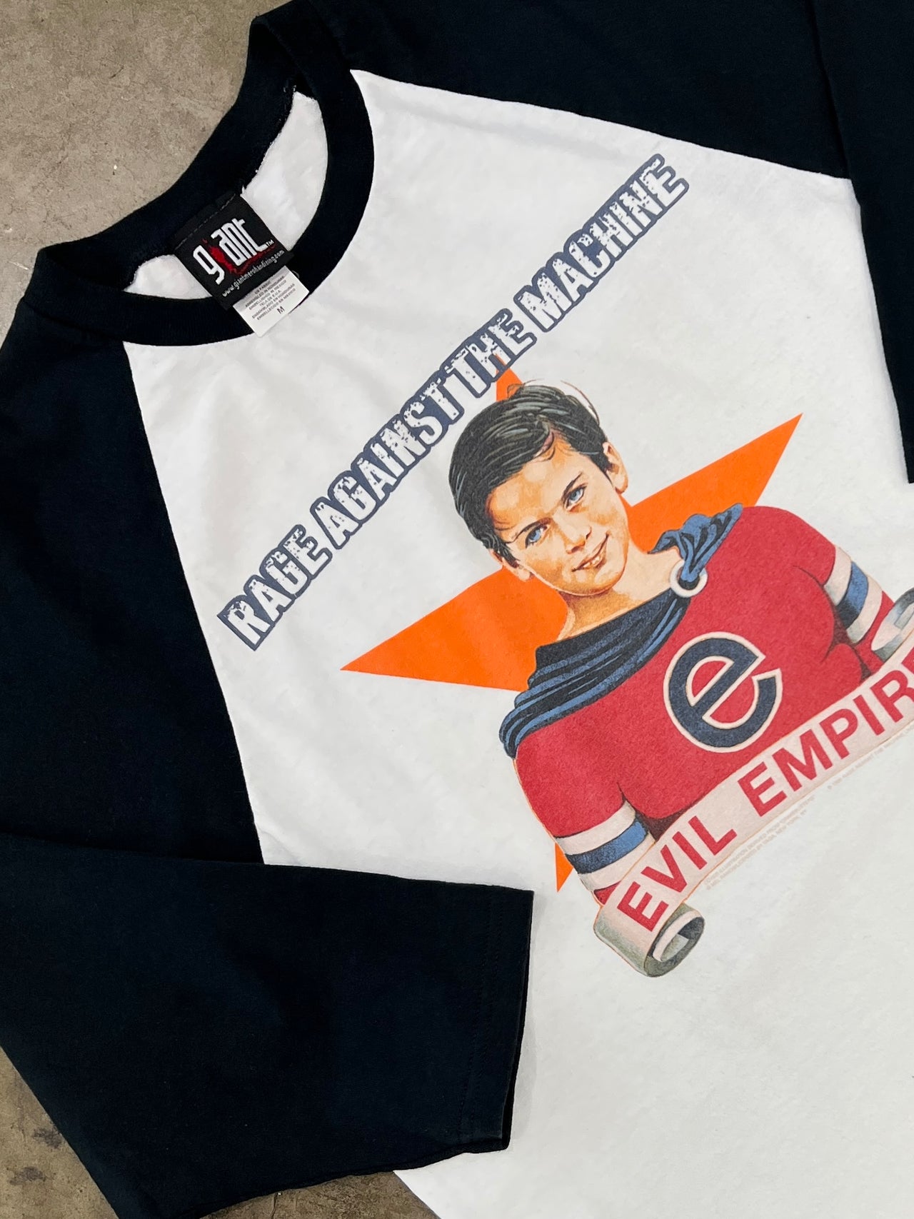 1996 Rage Against the Machine Evil Empire Giant Raglan Tee