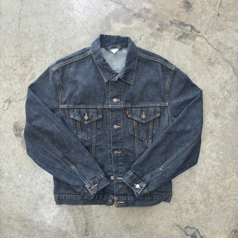 90s Levi’s Dry Goods Dark Wash Denim Jacket Large