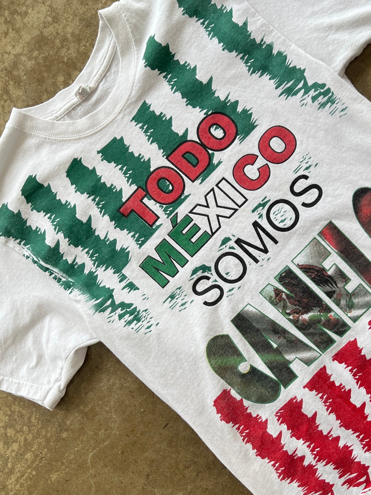 Todo Mexico Somos Canelo Álvarez Boxing Flag Tee