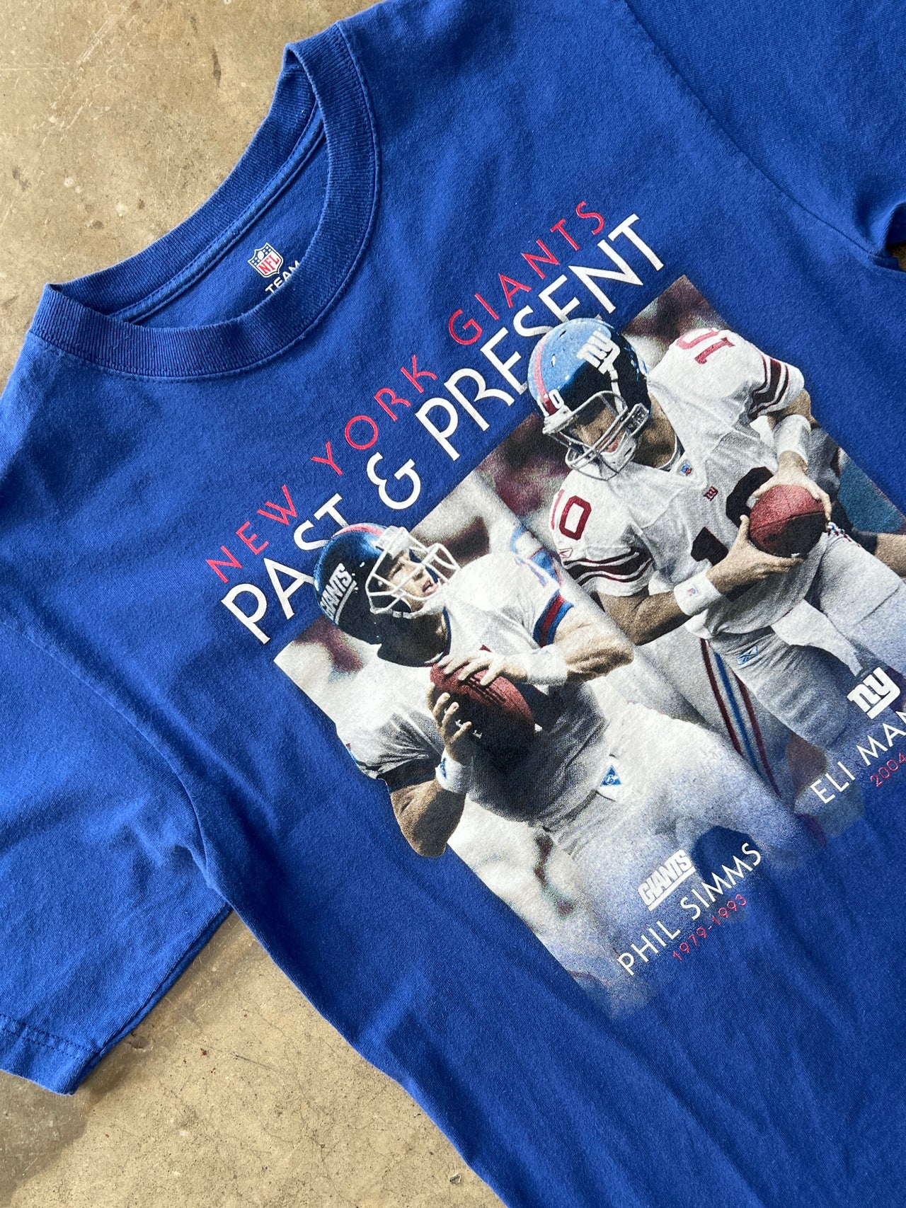 NFL New York Giants Phil Simms Eli Manning Tee