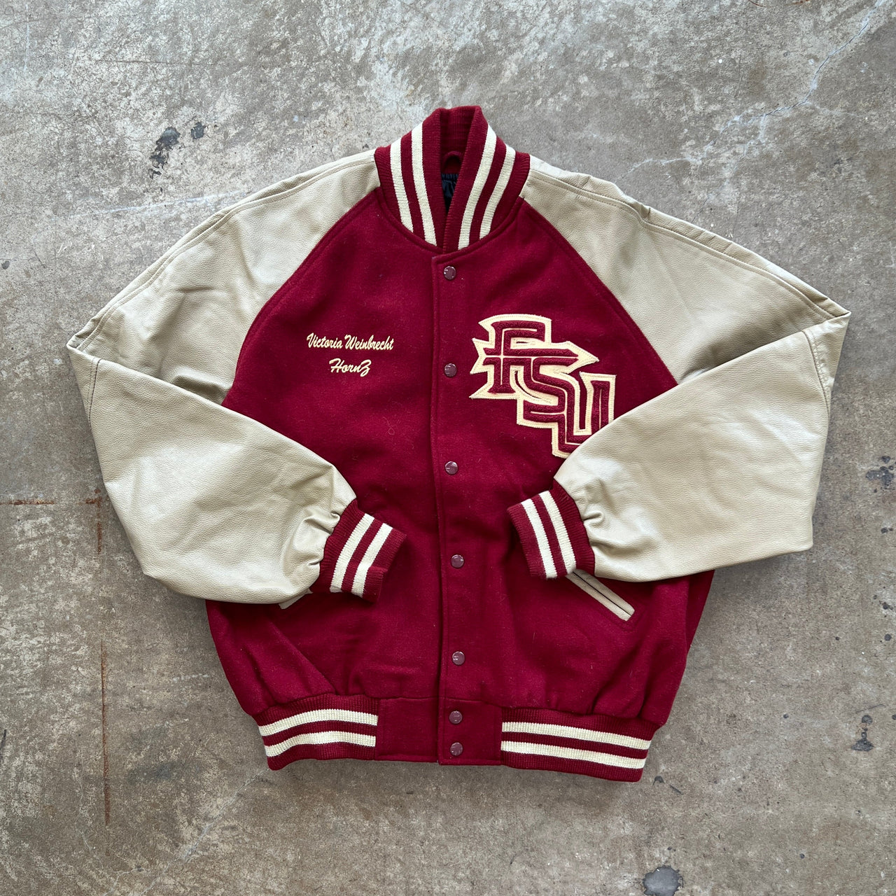 90s Florida State Maverick Leatherman Jacket
