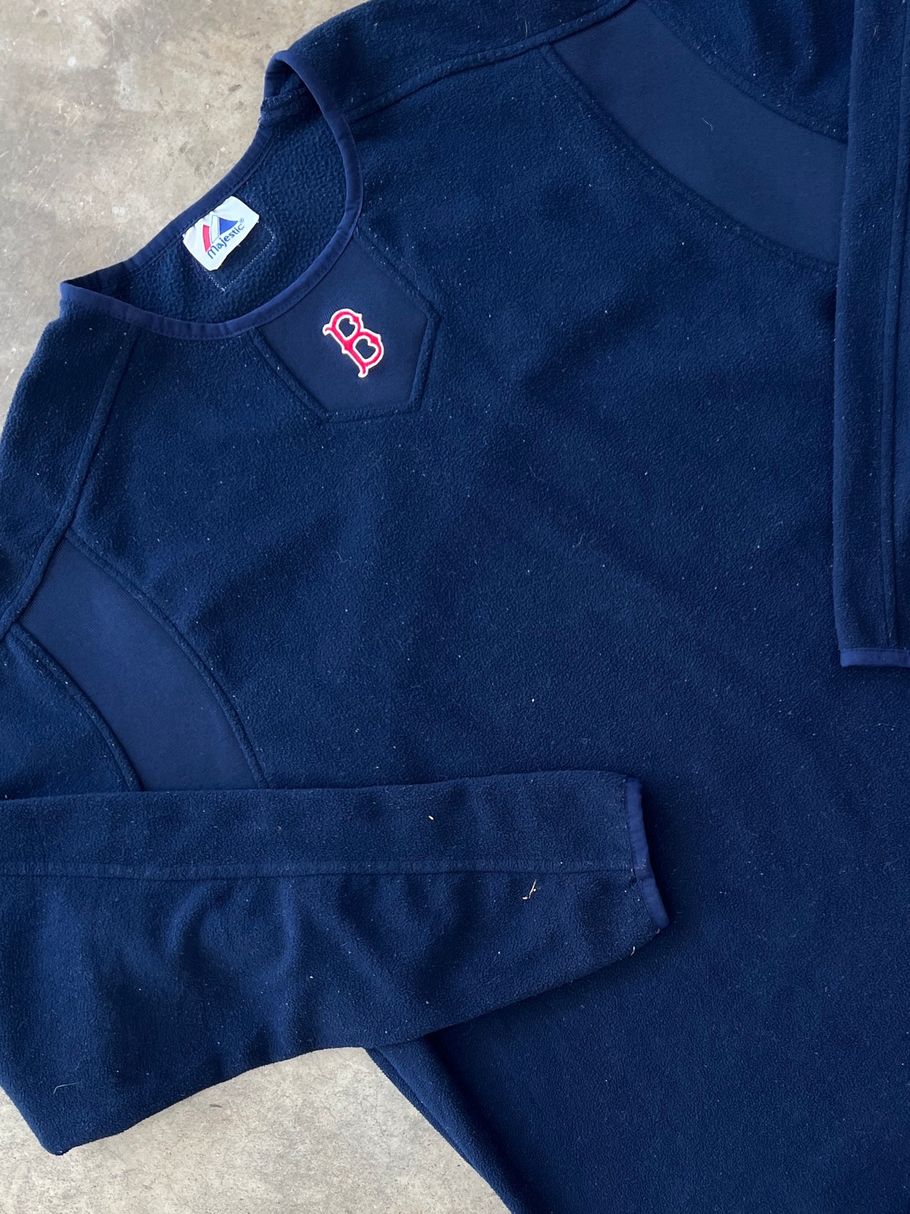 Y2K 2004 Boston Red Sox World Series Fleece Pullover