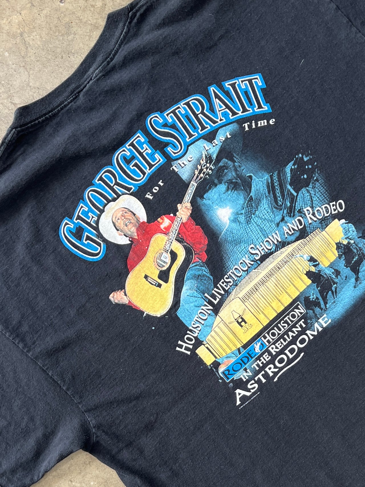 2002 George Strait For The Last Time Tee