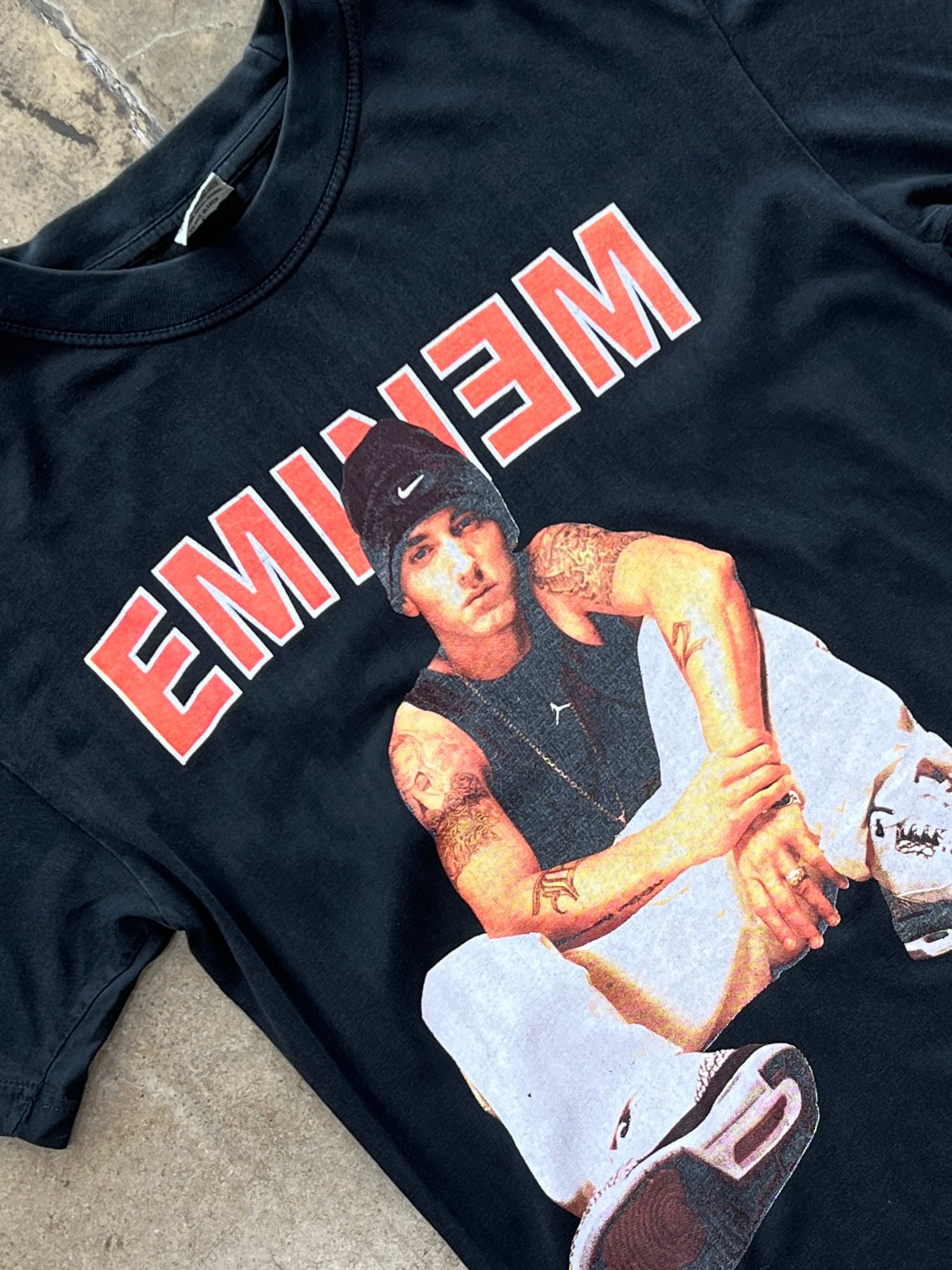 2000s Eminem Sitting Rap Tour Tee