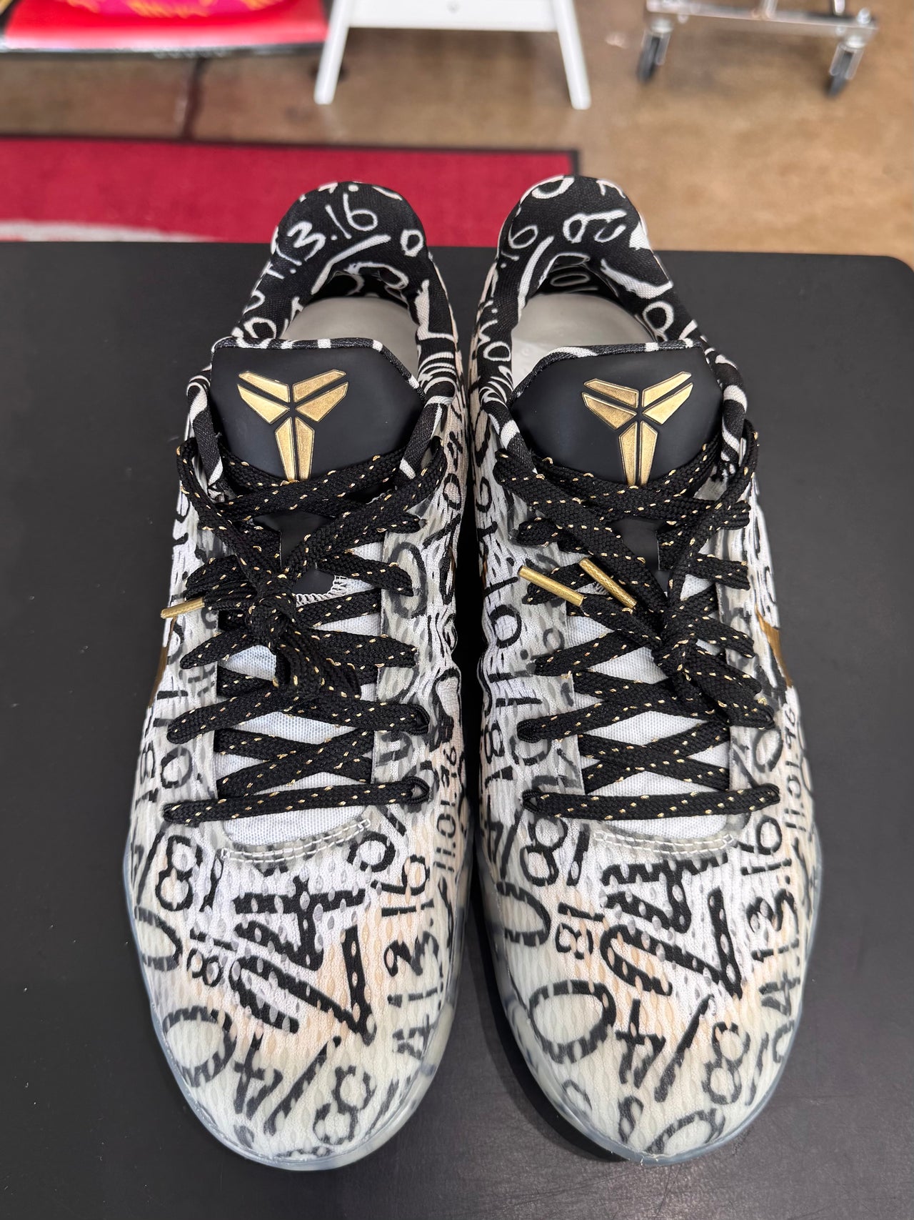 Nike Kobe 9 Low Nike iD Black White & Gold