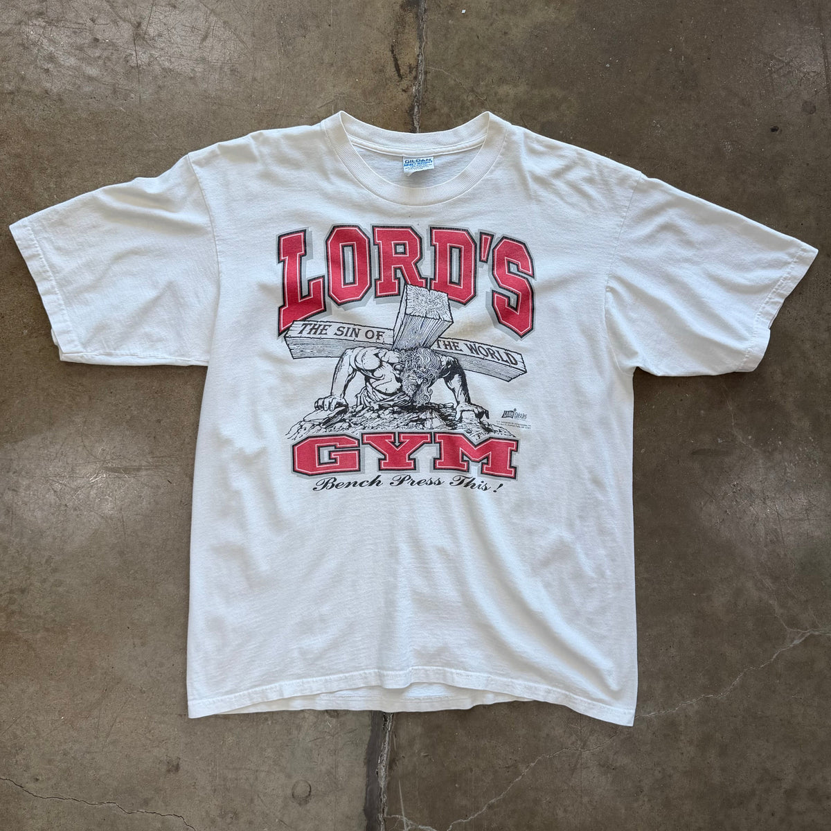 90s Lord's Gym Living Epistles Religious Jesus Tee