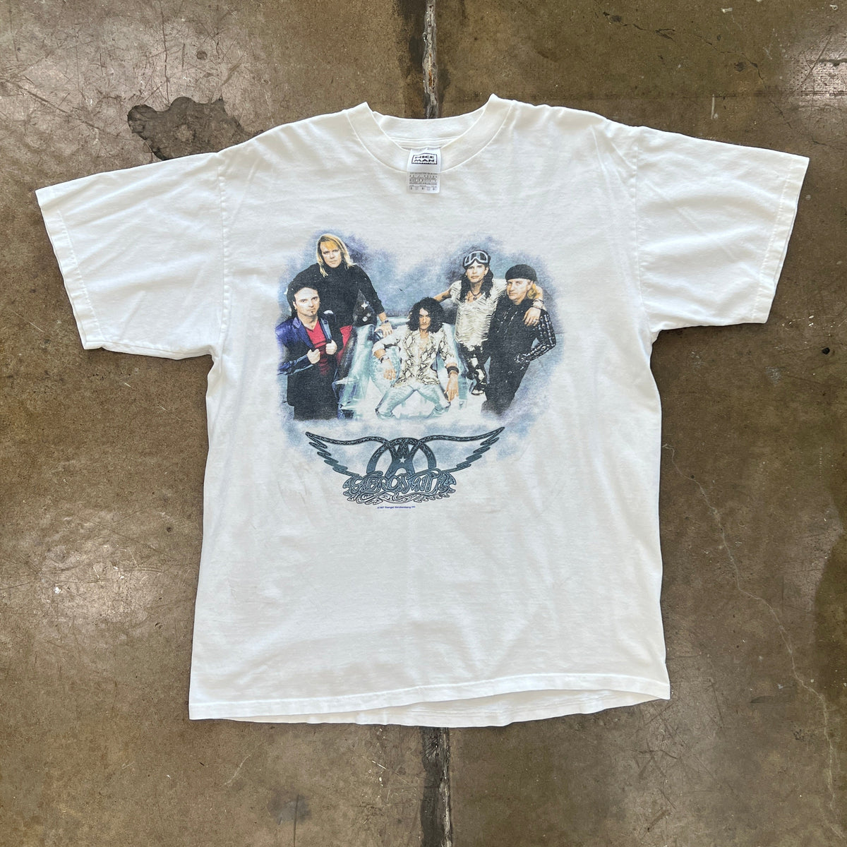 1997 Aerosmith Nine Lives North American Tour Band Tee
