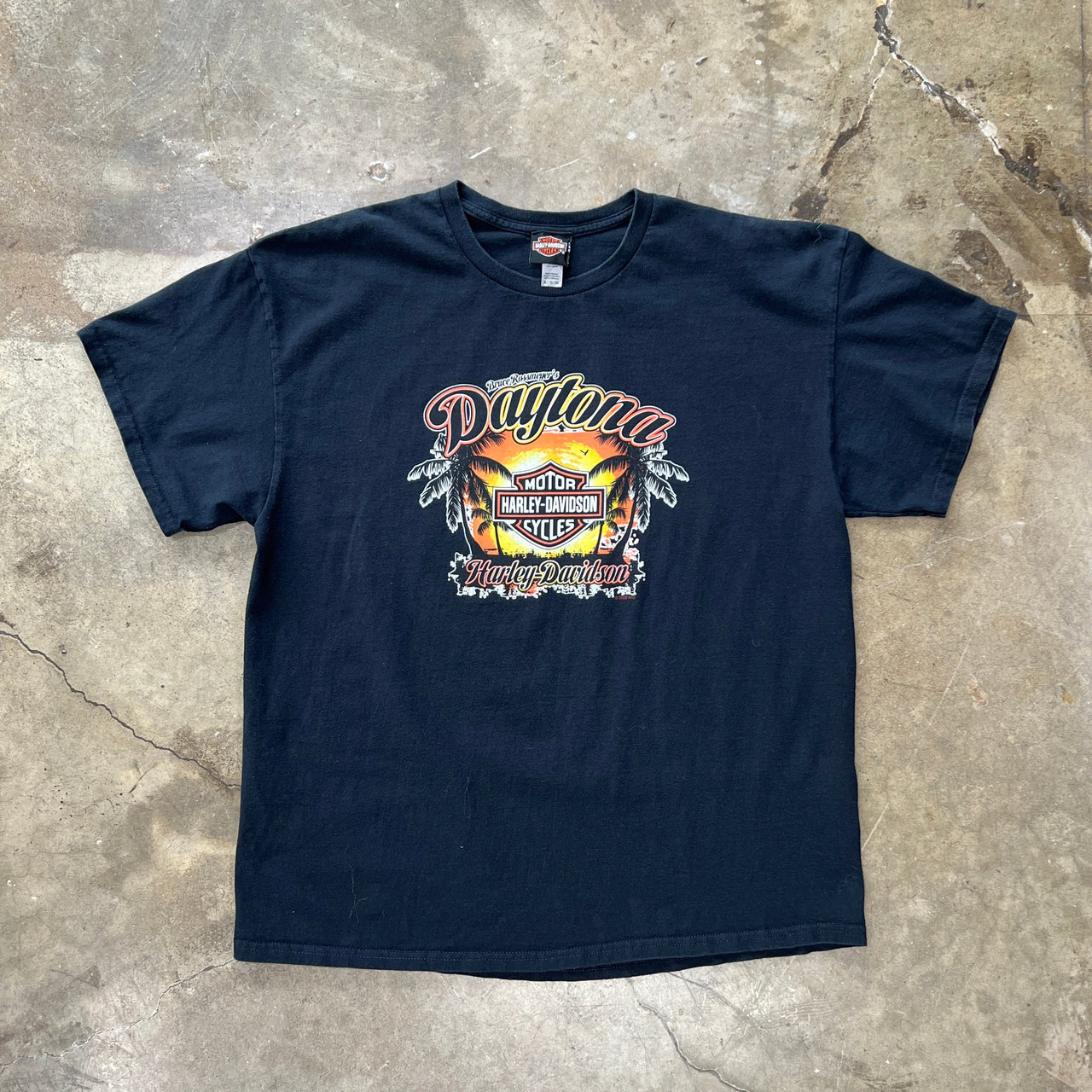 Harley Davidson Daytona Beach Sunset Tee