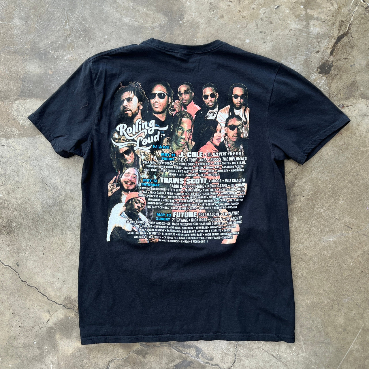 Rolling Loud Music Festival J.Cole Travis Scott Parking Lot Tee