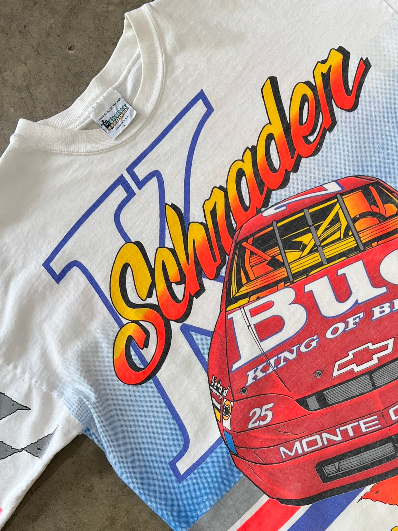 AOP 1995 Ken Schrader Budweiser Racing Tee
