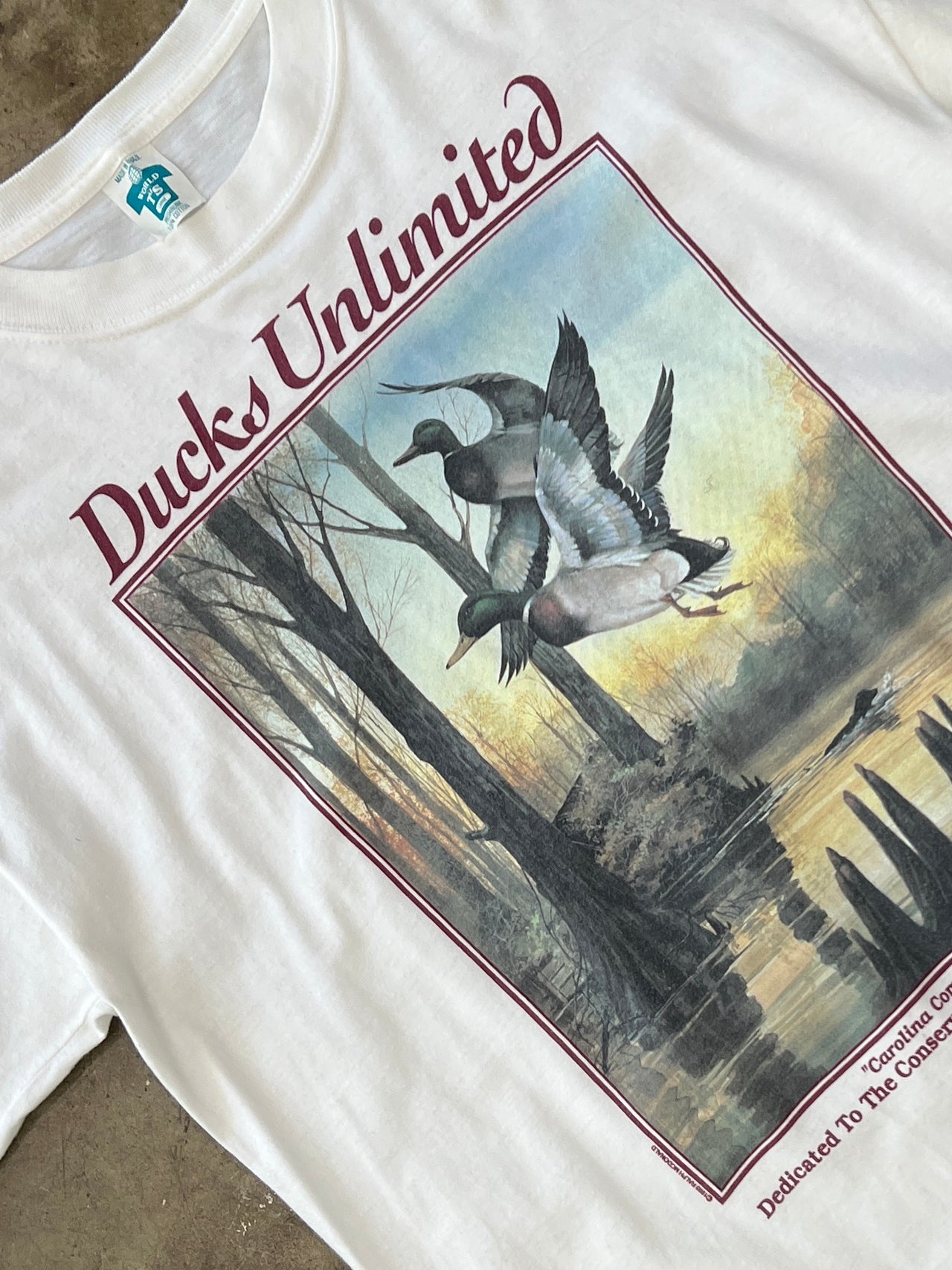 Duck Unlimited 1993 Ralph McDonald Nature Art Tee