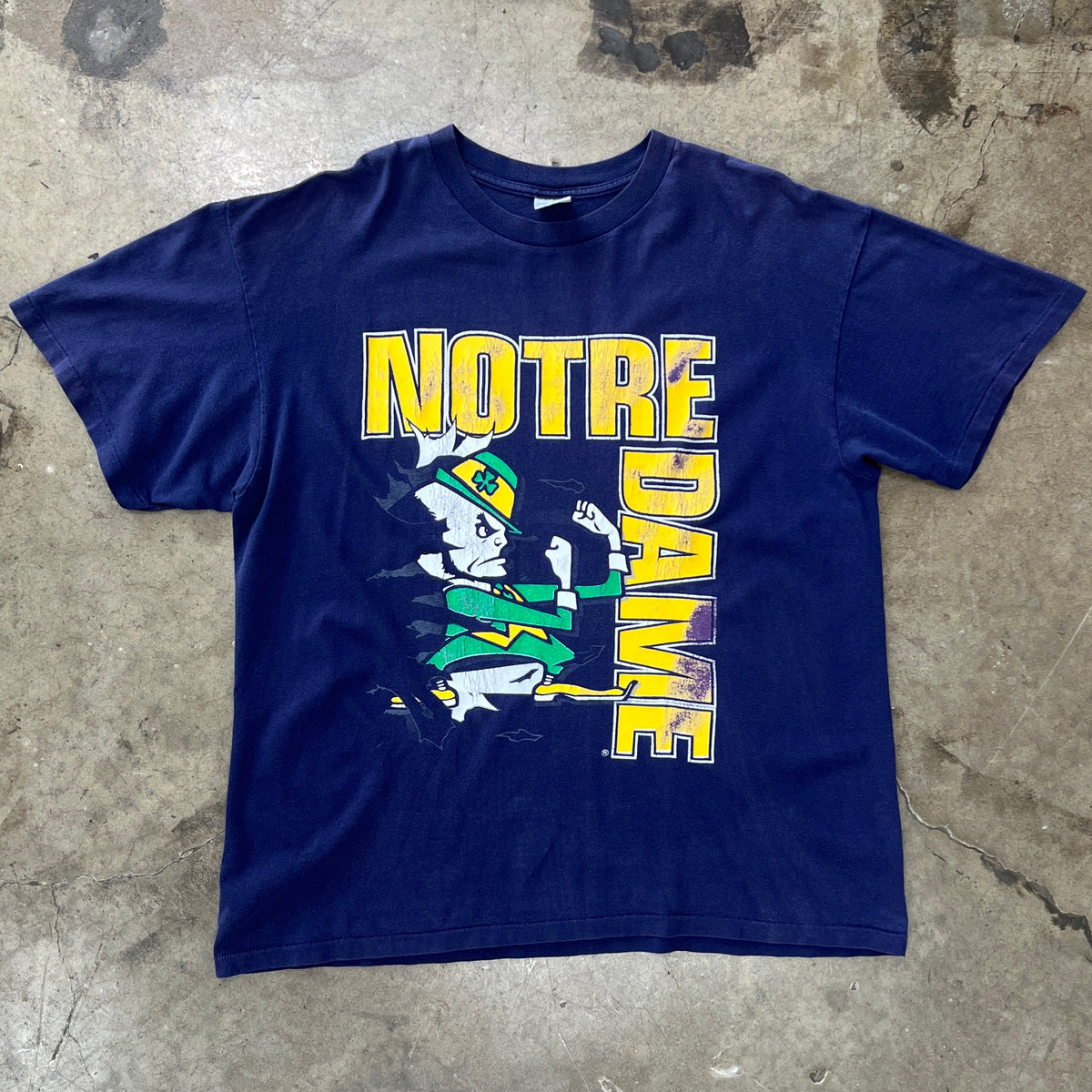 90s Fighting Irish Notre Dame College Tee