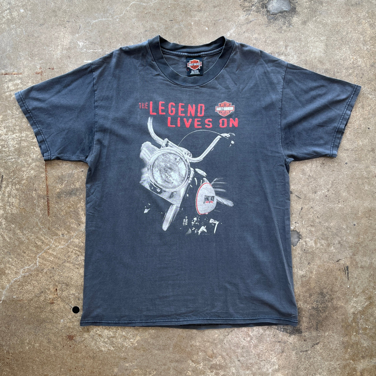 1996 Harley Davidson Legend Live On Motorcycle Tee