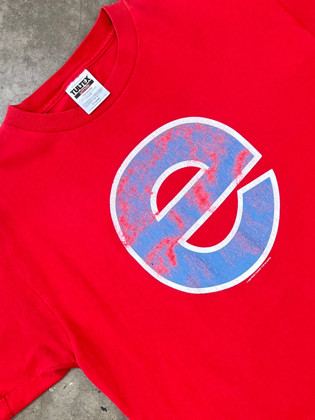 1996 Rage Against the Machine Big E Band Tultex Tee