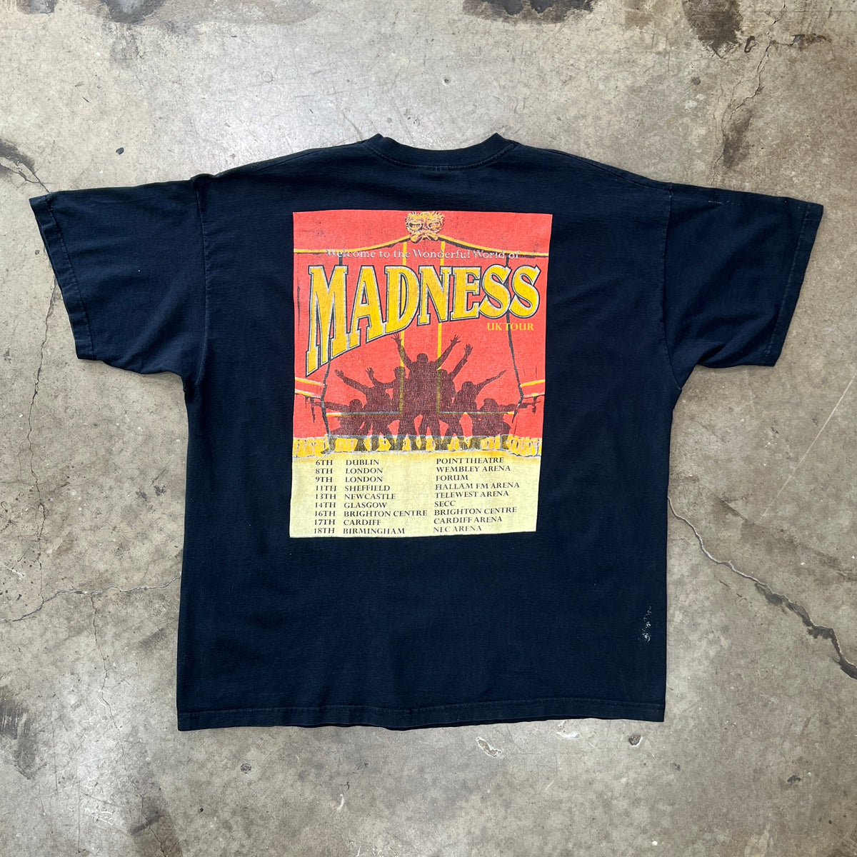 2007 Madness European UK Tour Wonderful World Tee