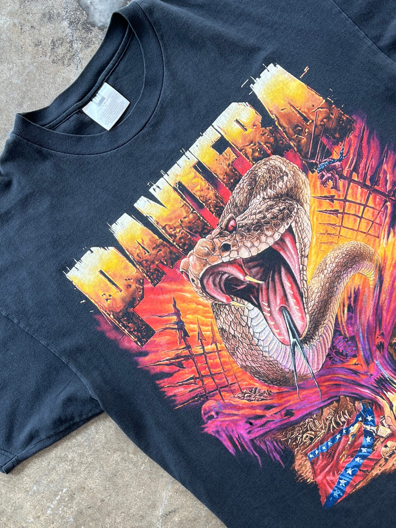 1998 Pantera European Tour Winterland Tag Tee