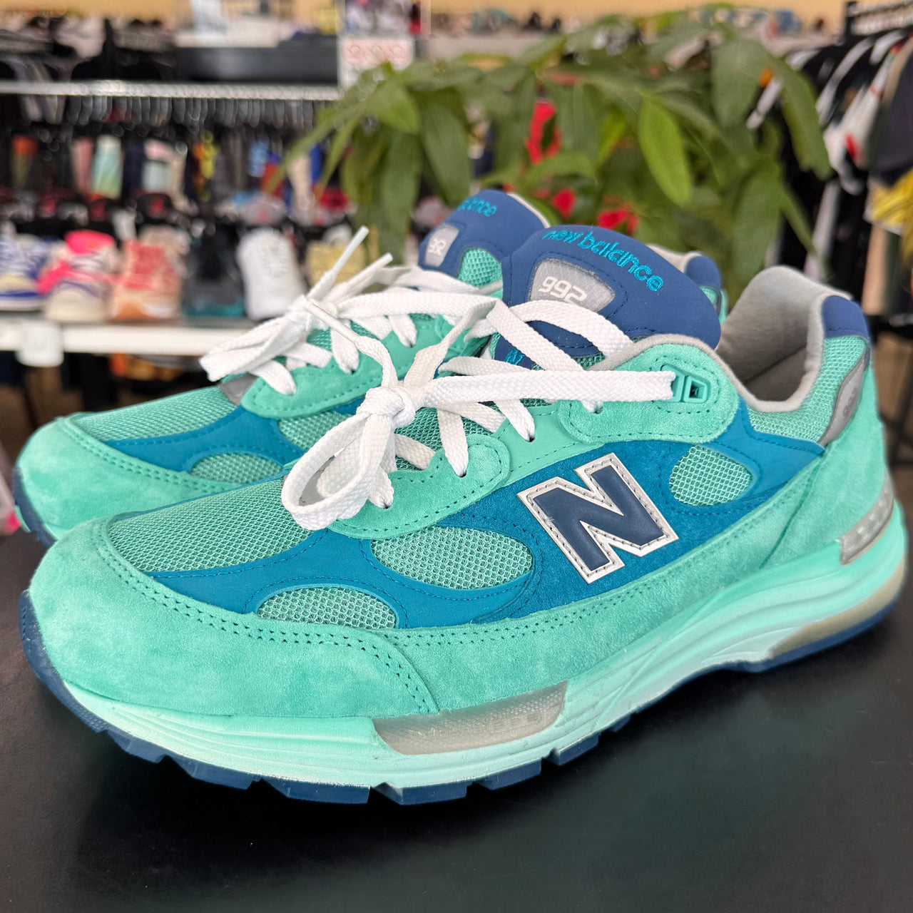 New Balance 992 MiUSA Blue Silver Metallic (2021)