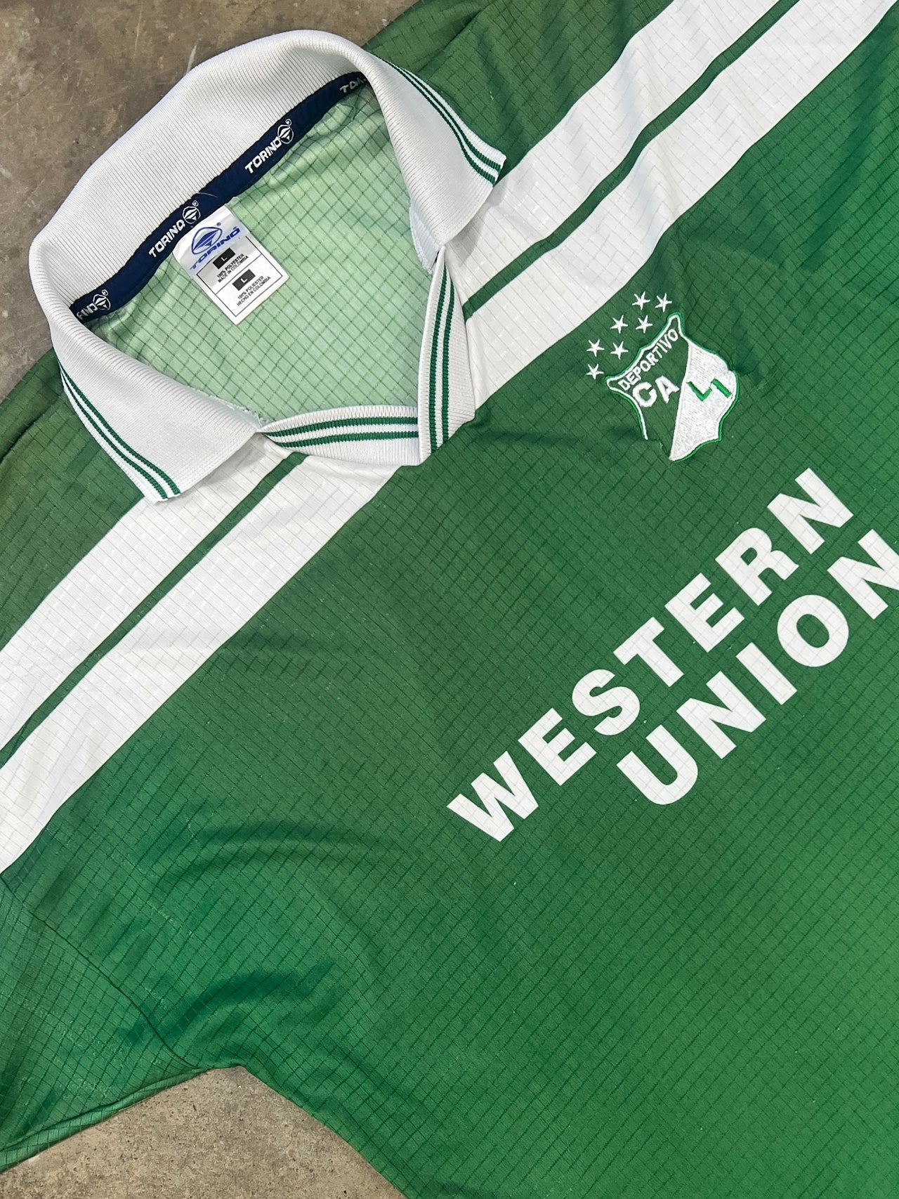 2003 Official Deportivo Cali Western Union Jersey