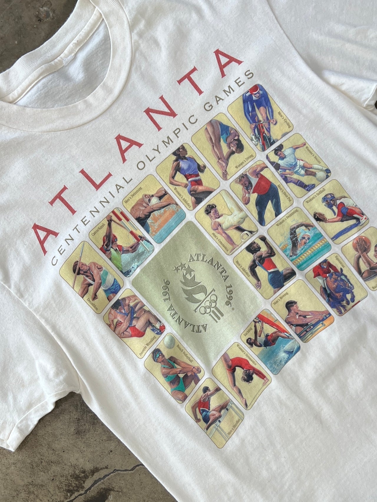1996 Atlanta Summer Olympic Games Single Stitch Tee