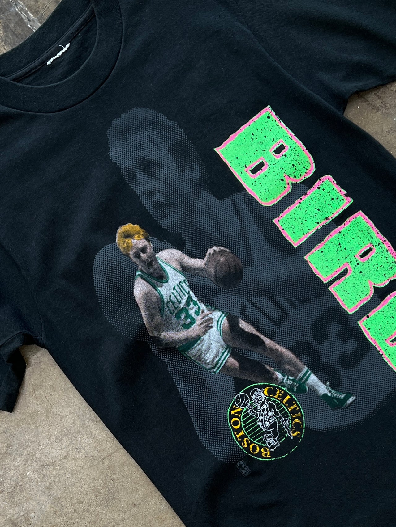 90s NBA Salem Larry Bird Boston Celtics Tee