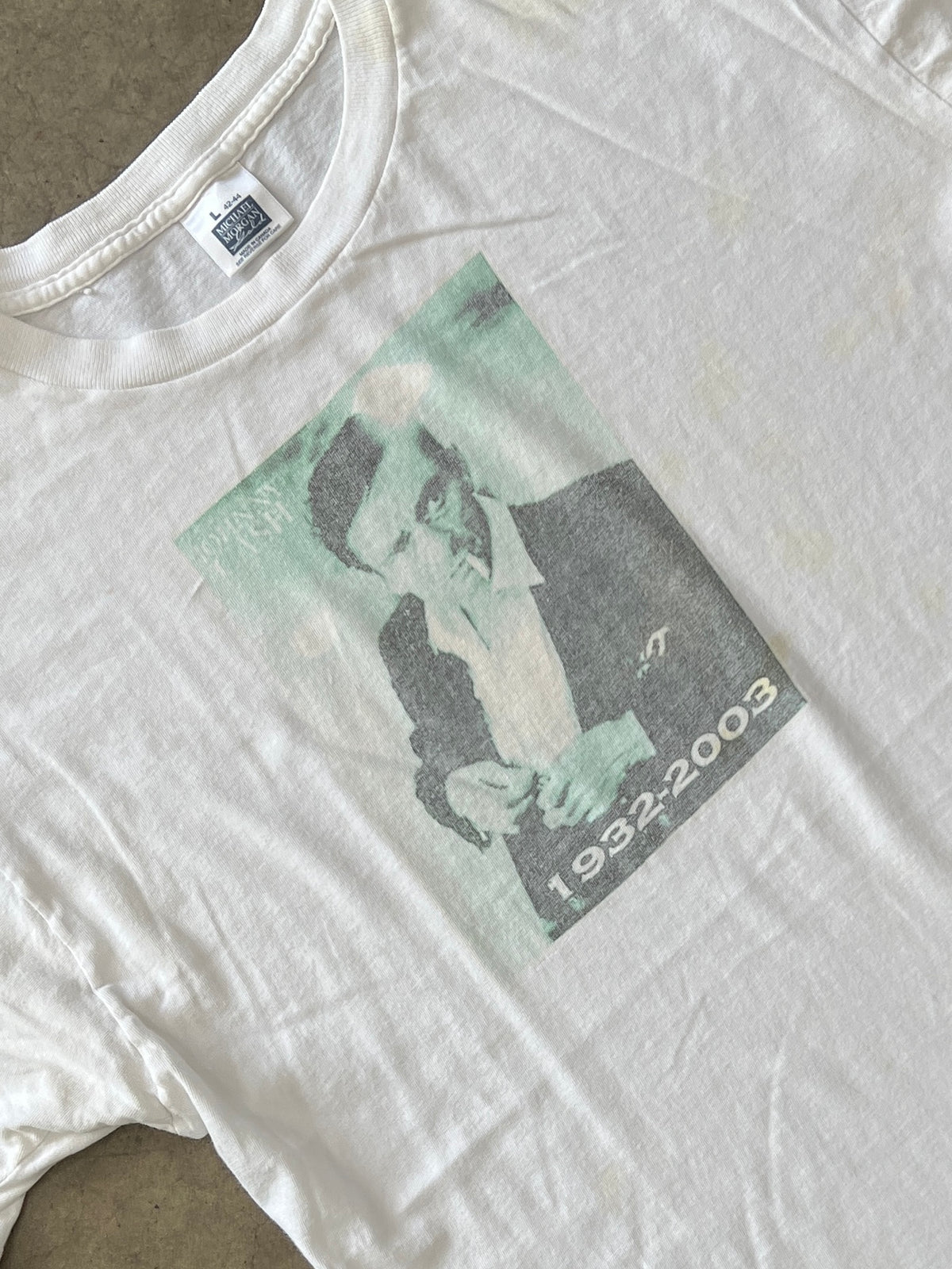 Johnny Cash 2003 Memorial Single Stitch Tee