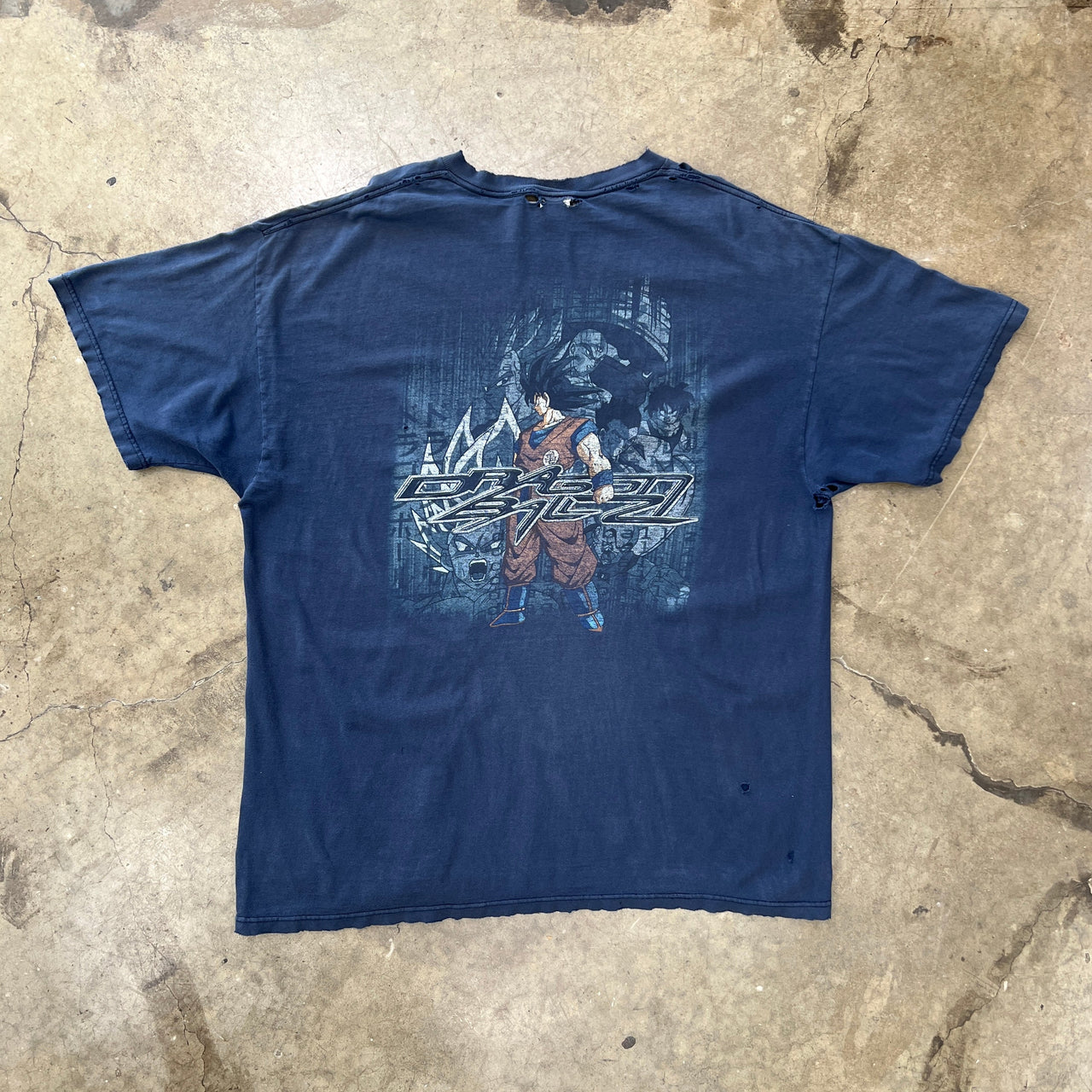 2000 Dragon Ball Goku Anime Distressed Tee